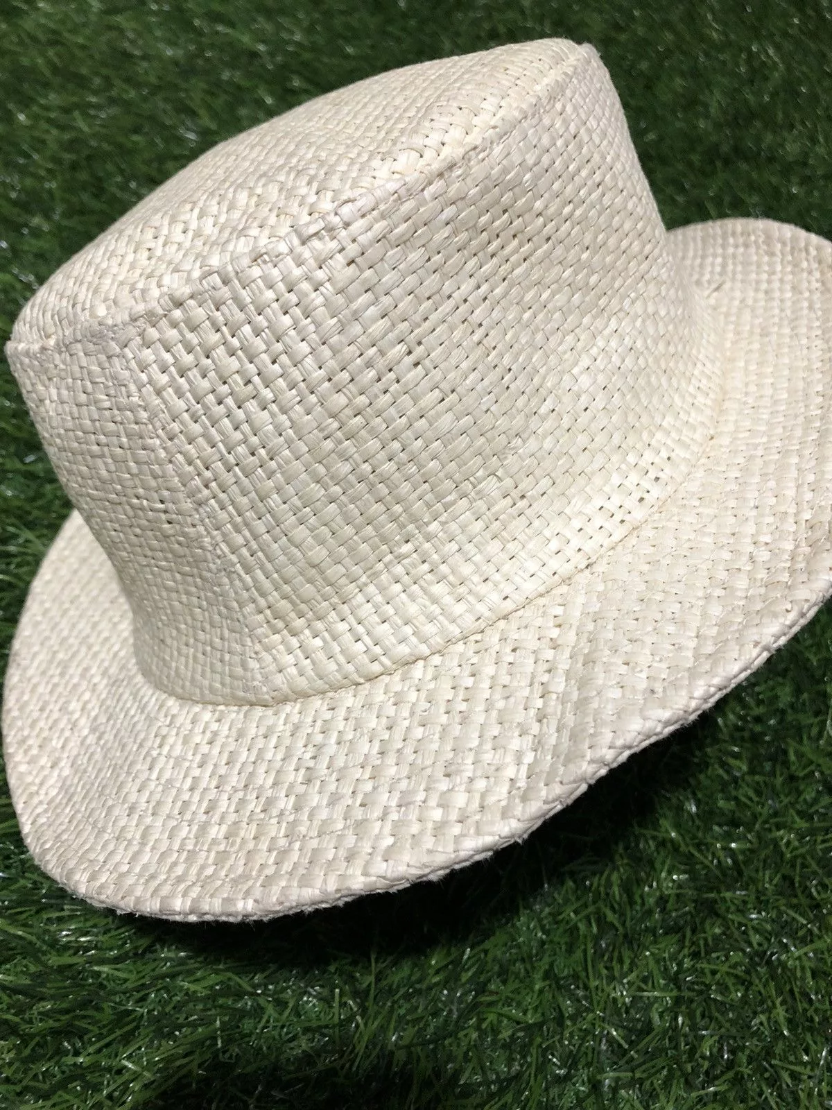Vintage Hats Vintage STRAW HATS x VTG White