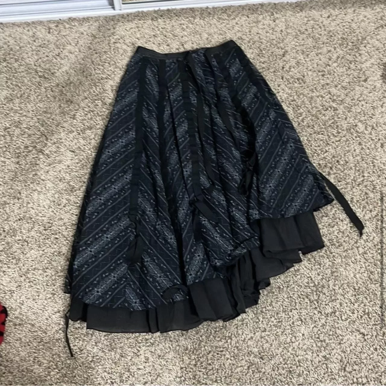 Vintage Midi Skirts Vintage Skirt Black