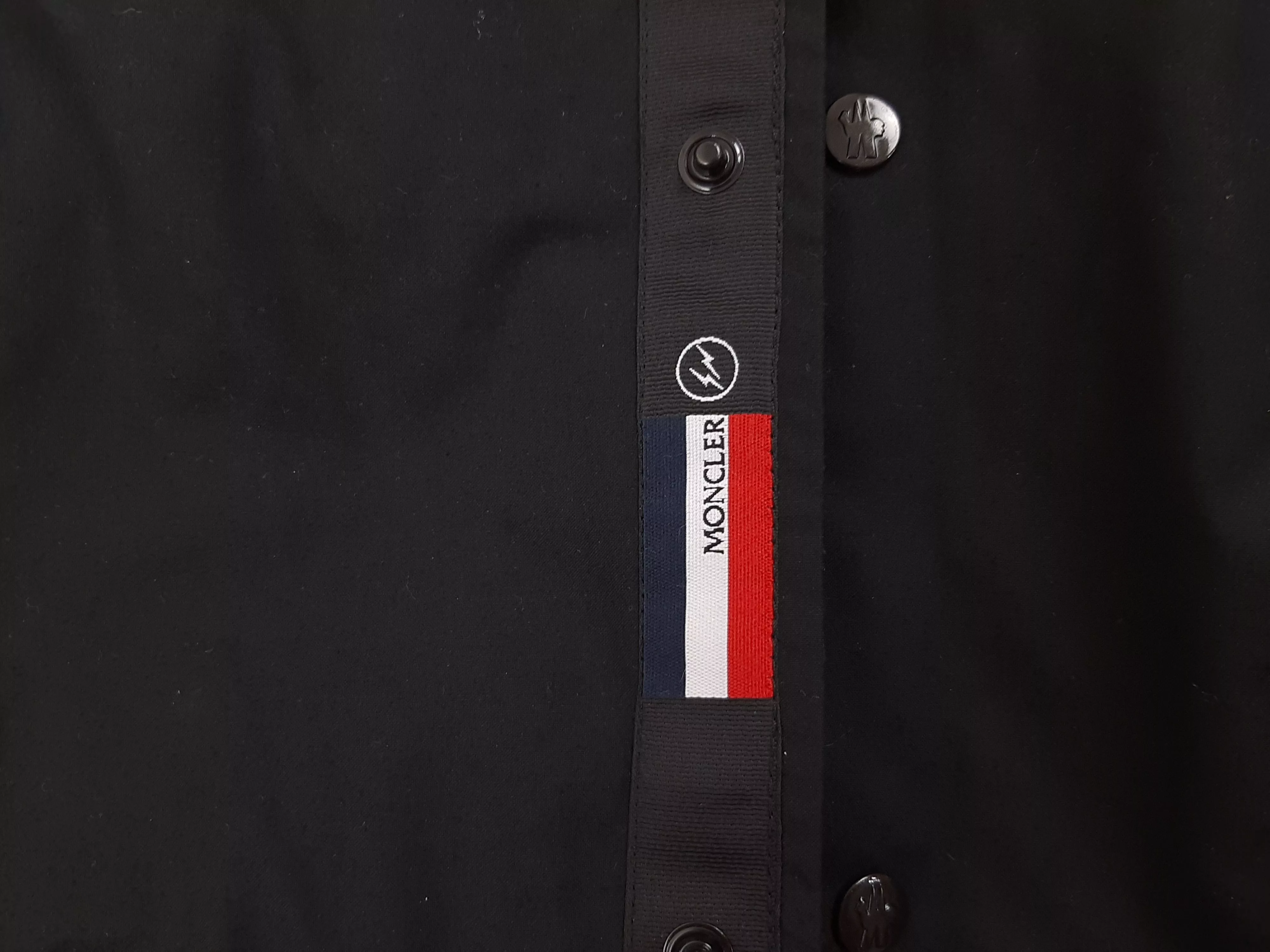 Fragment Design Light Jackets Fragment Design × Moncler Moncler x Fragment Bomber Varsity Jacket Men's Size 3 Gray