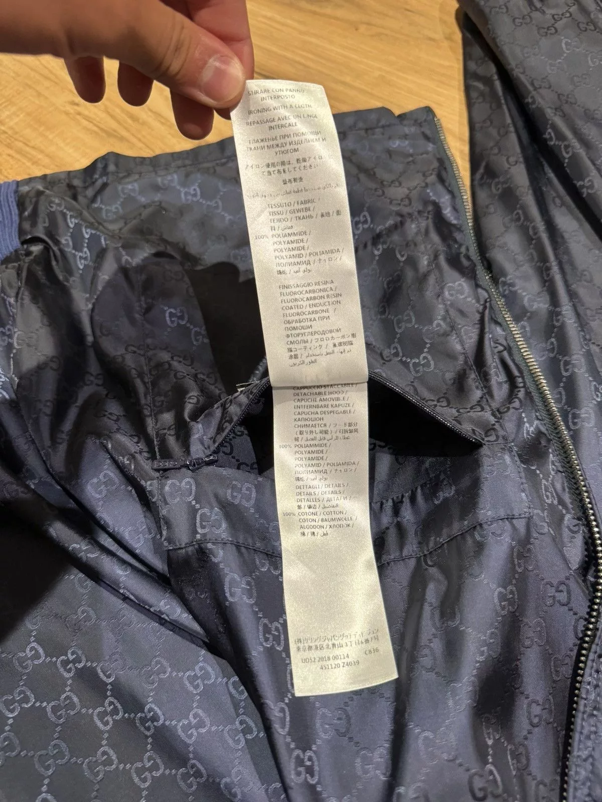 Gucci Raincoats Gucci jacket Black