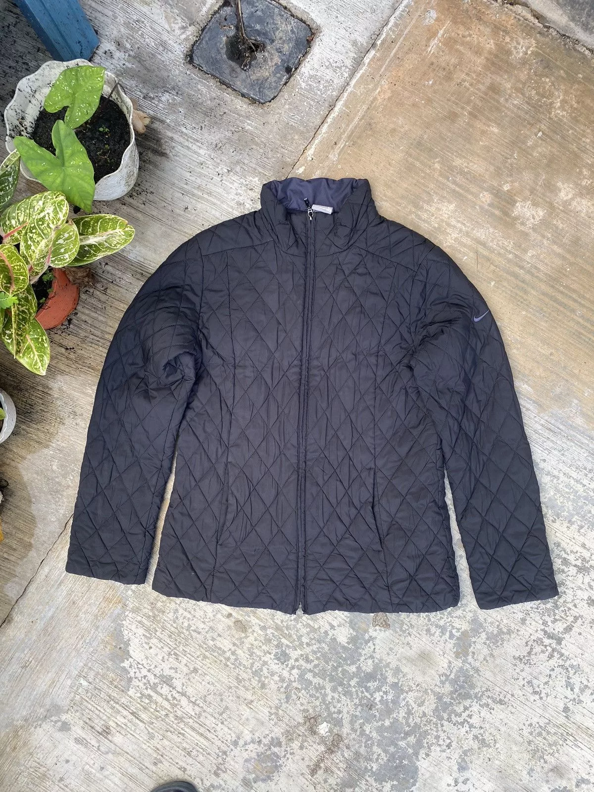 Nike Jackets ⚡️Steals⚡️ Nike Quilted Jacket Gray Gorpcore