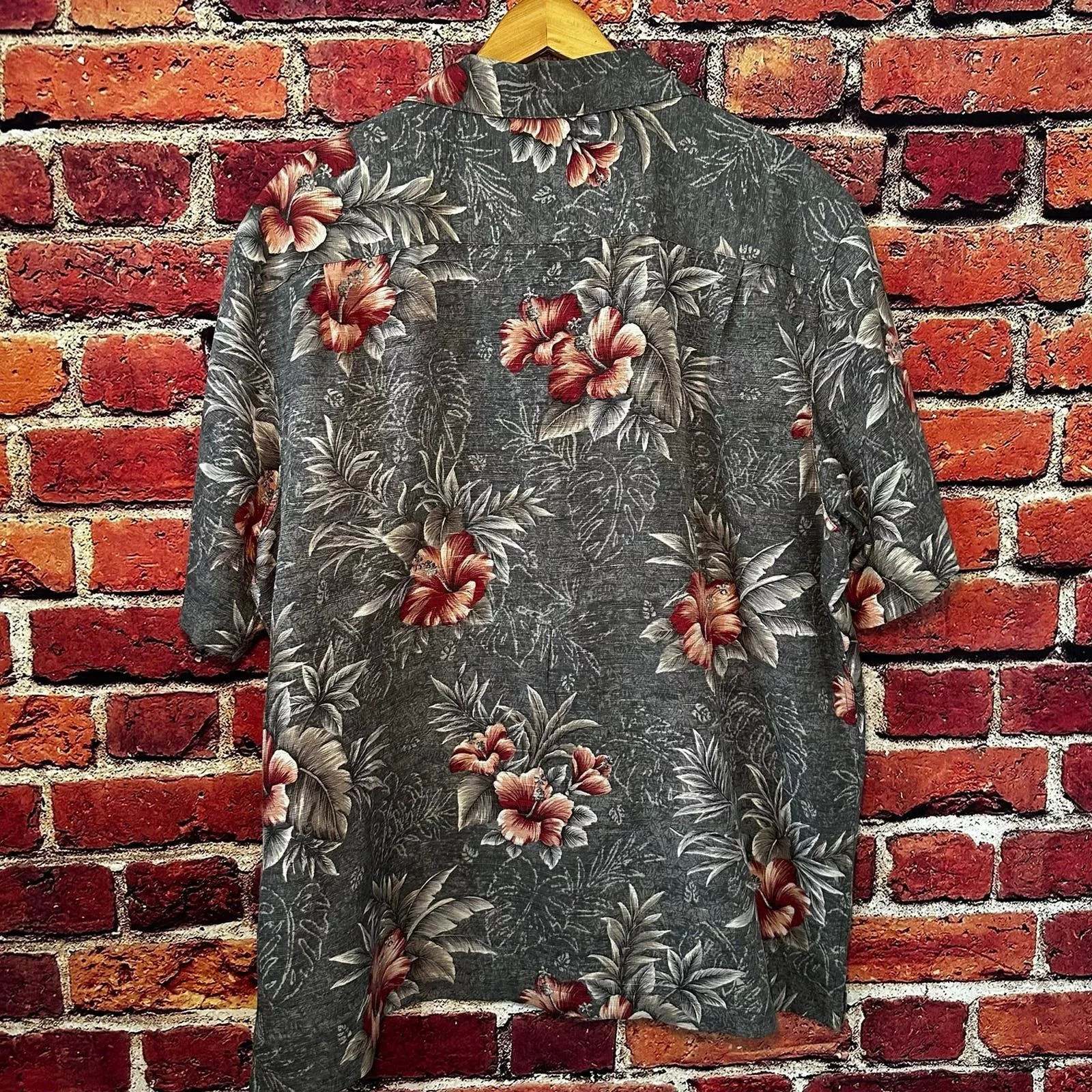 Batik Bay Shirts Button Ups batik bay Hawaiian button-down short sleeve Multi