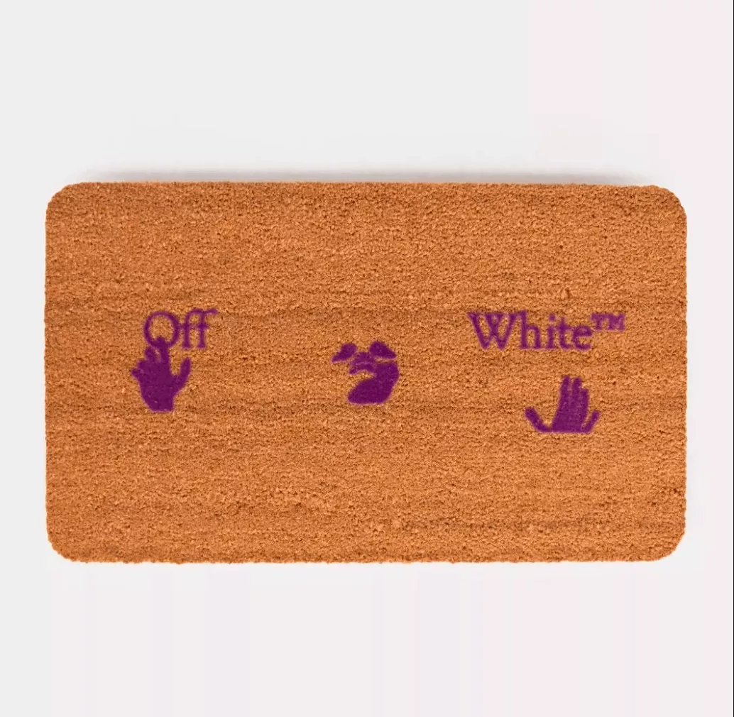 Off-White Miscellaneous Off-White Coconut Fiber Doormat Brown