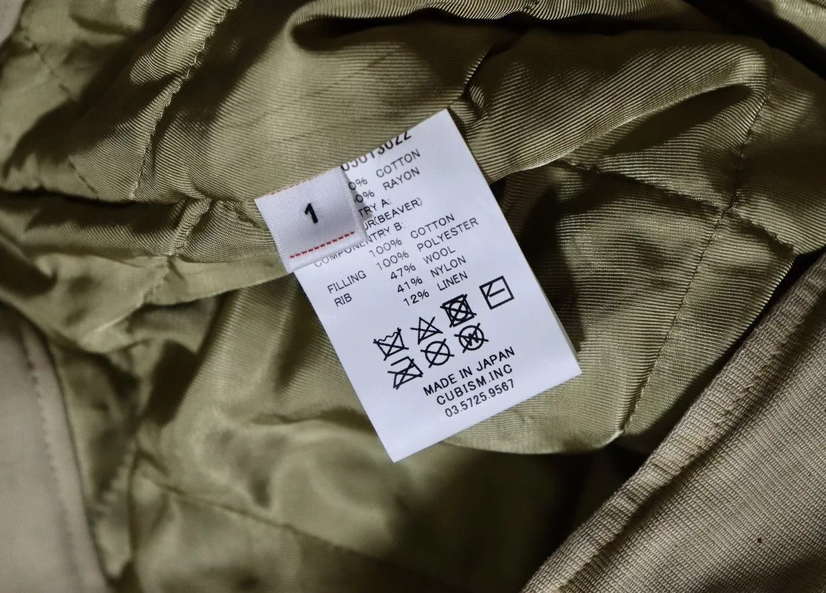 Visvim Heavy Coats Visvim Chief Deckhand G.Cords Beige