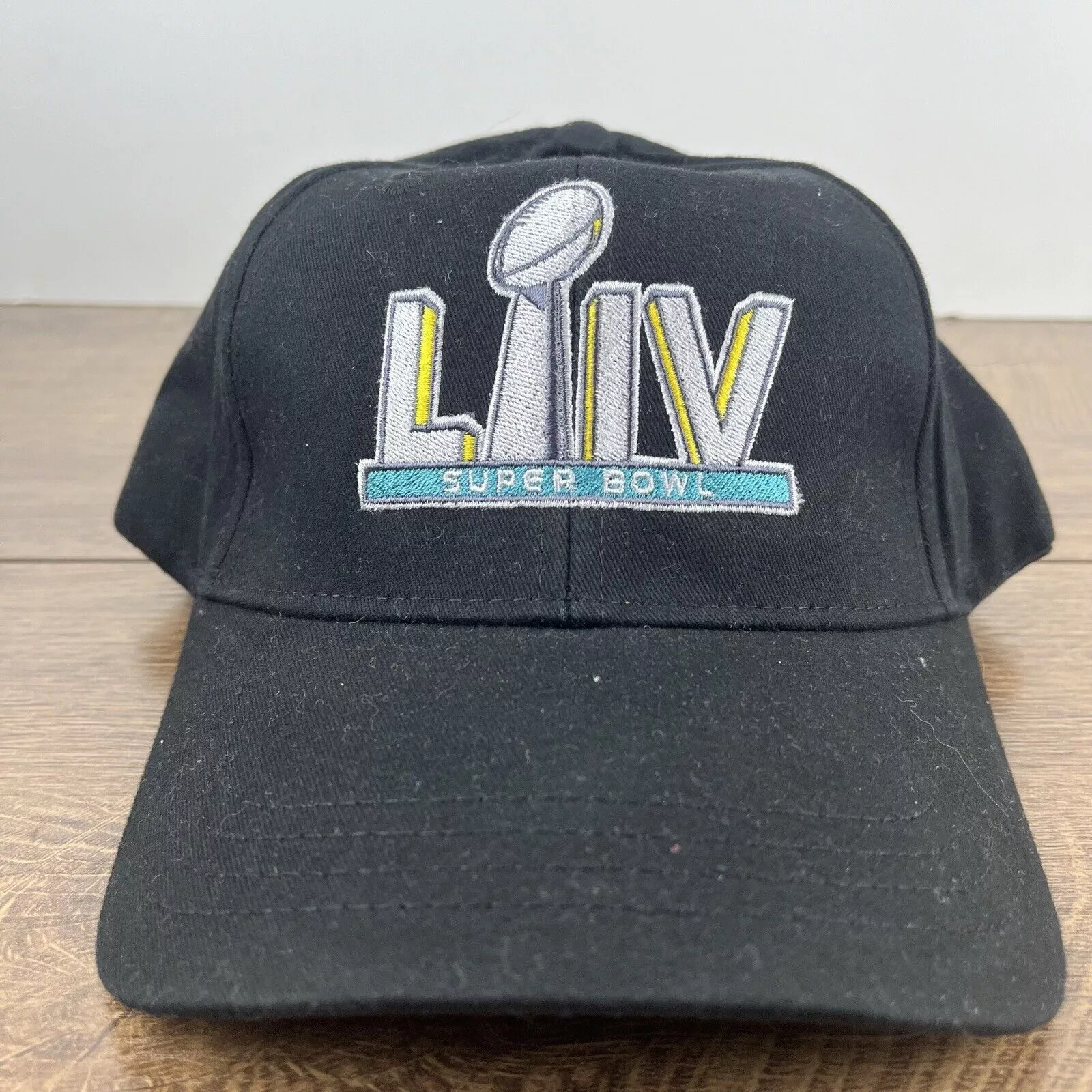 Other Hats Other Super Bowl 53 Hat LIIV Hat Black Hat Adjustable NFL Black Ad
