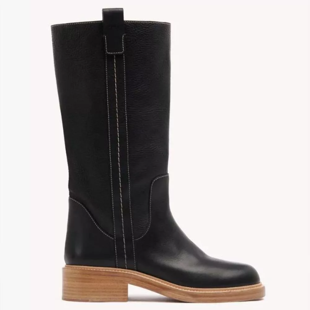 Chloe Boots Chloe o1loc1c0624 CHC21 Edith Boots in Black