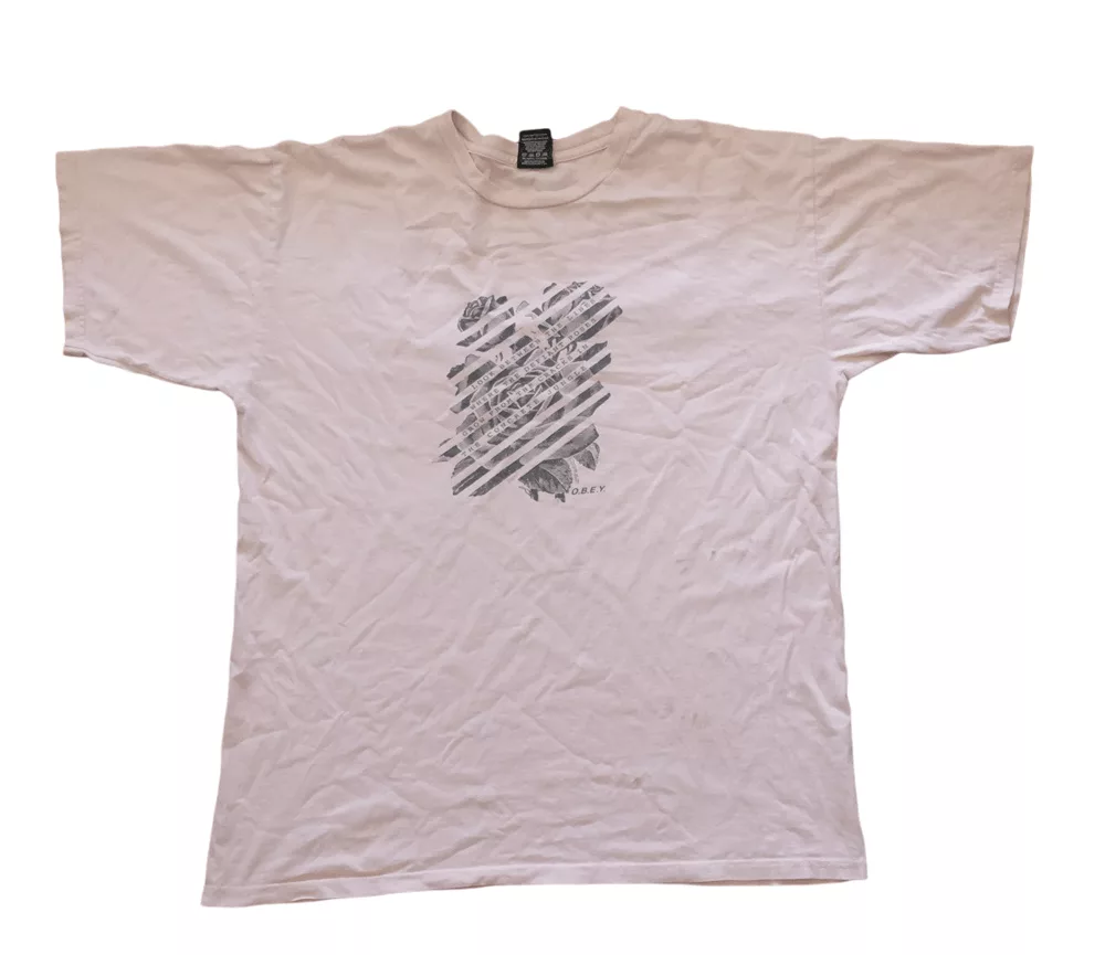 Obey Short Sleeve T Shirts Obey Pink