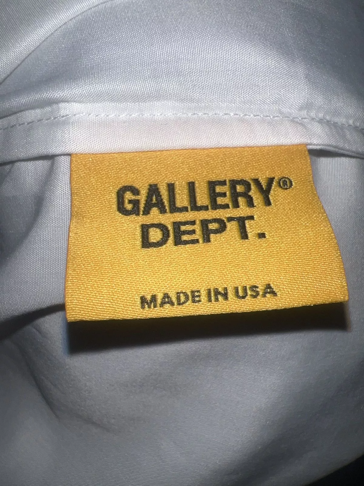 Gallery Dept. Shirts Button Ups Gallery Dept. White