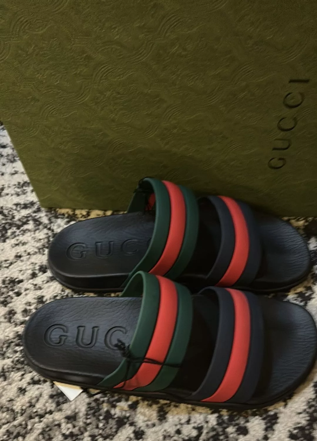 Gucci Sandals Gucci Agrado GRG Rubber Slide Sandal size 8 Multi
