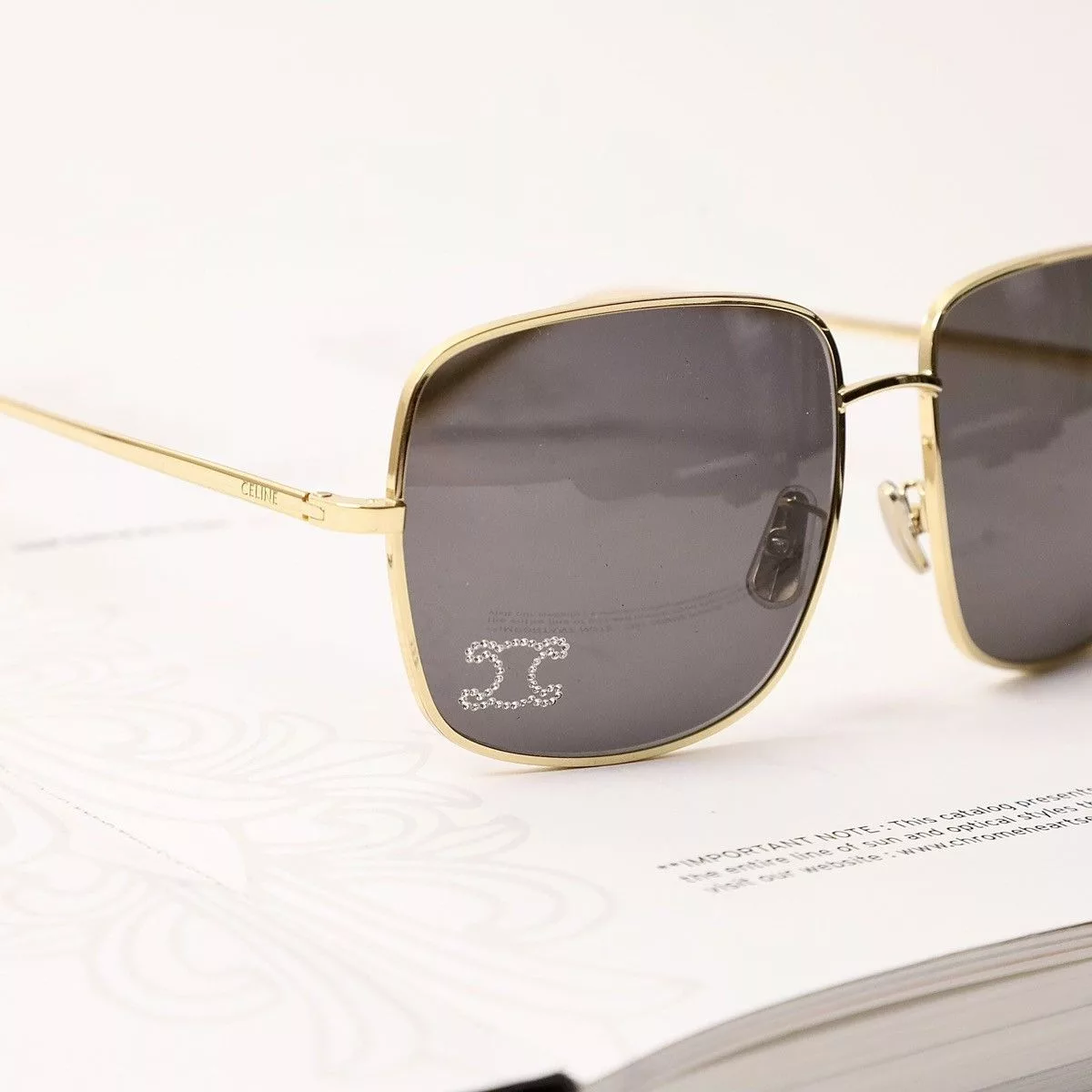 Celine Sunglasses CELINE CL40284U SUNGLASSES Gold