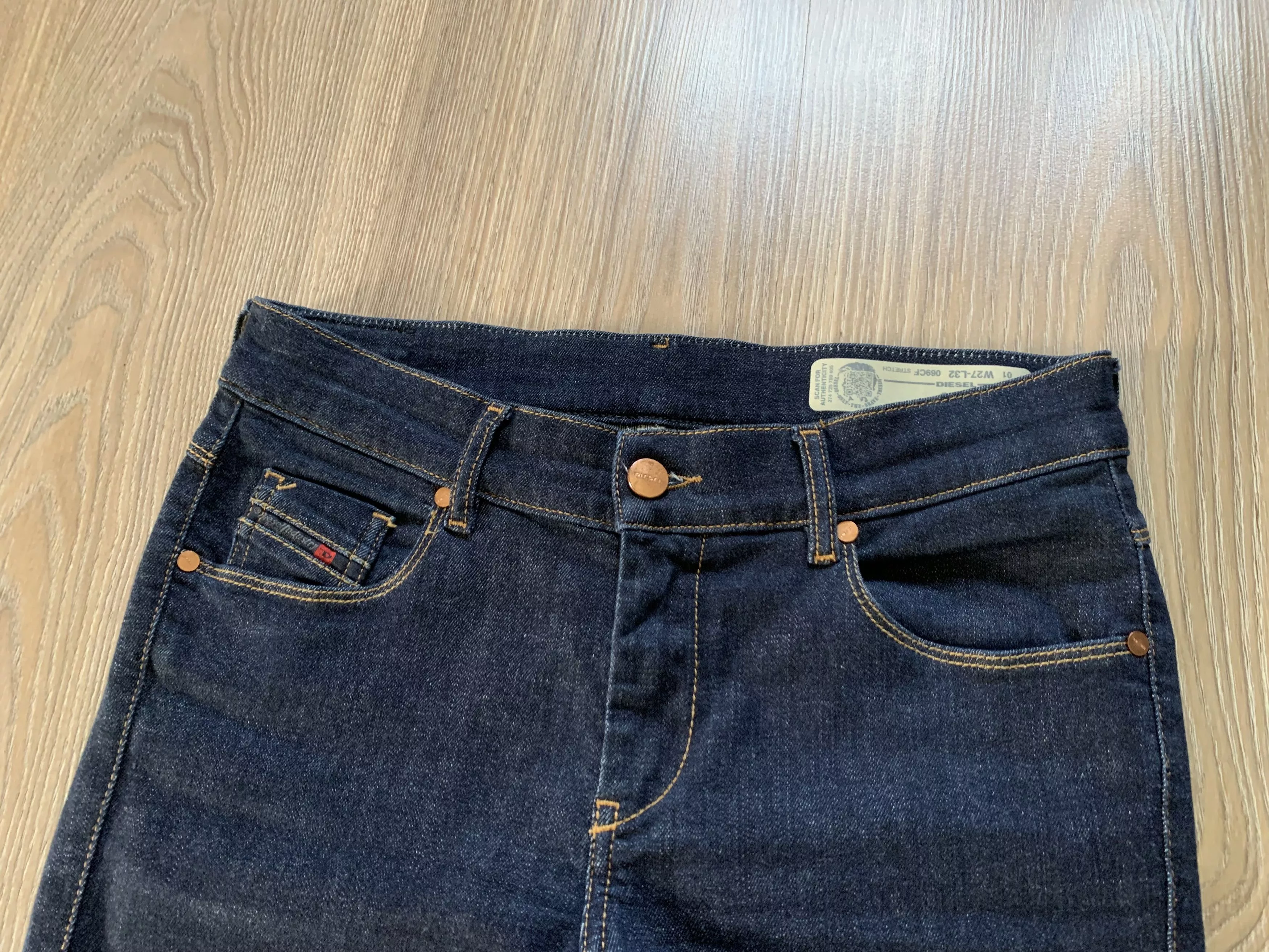 Diesel Jeans Diesel Sandy Womens Denim Stretch Jeans Blue Streetwear