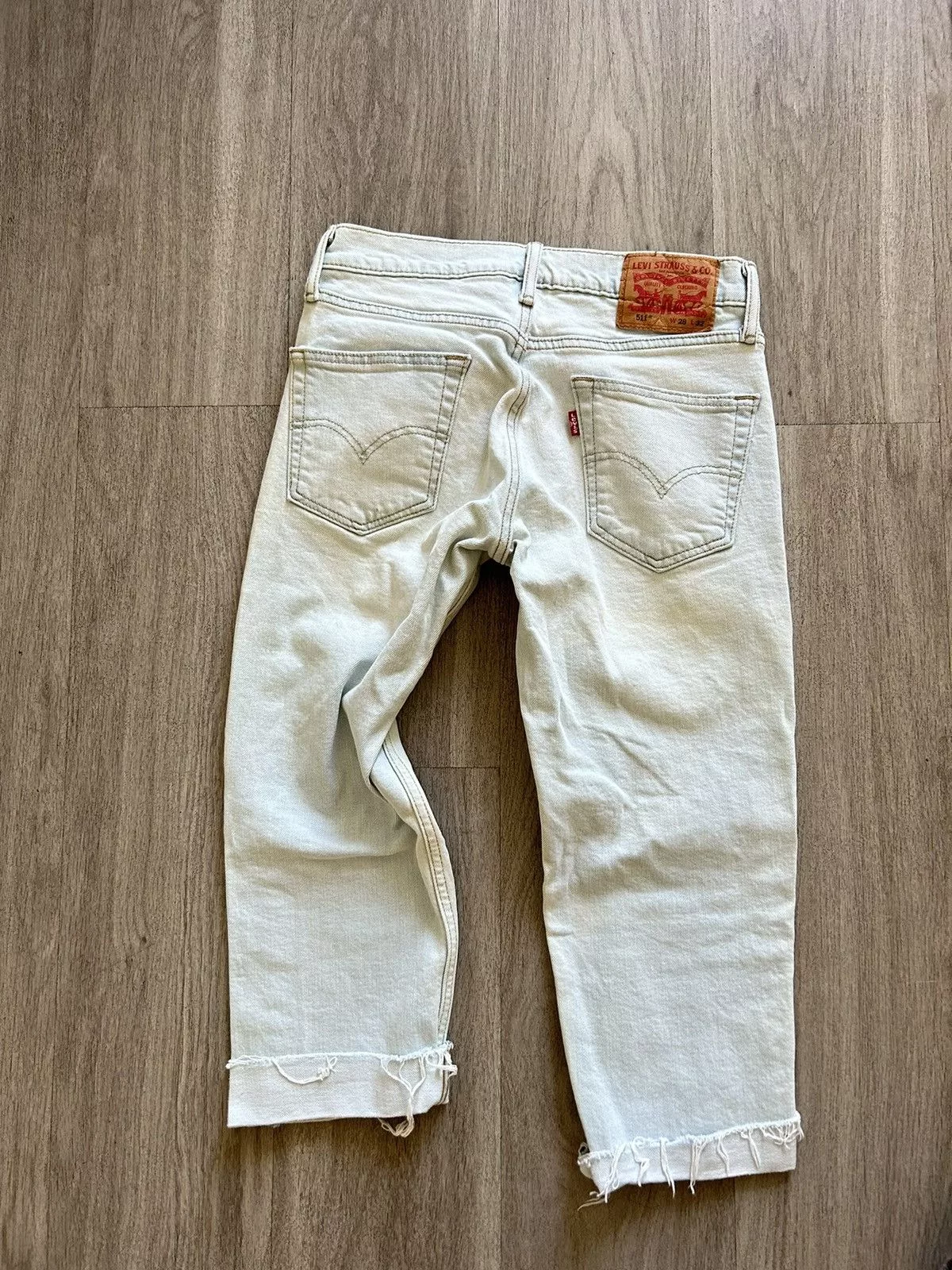 Levi's Denim Levi's Light wash cropped denim Blue