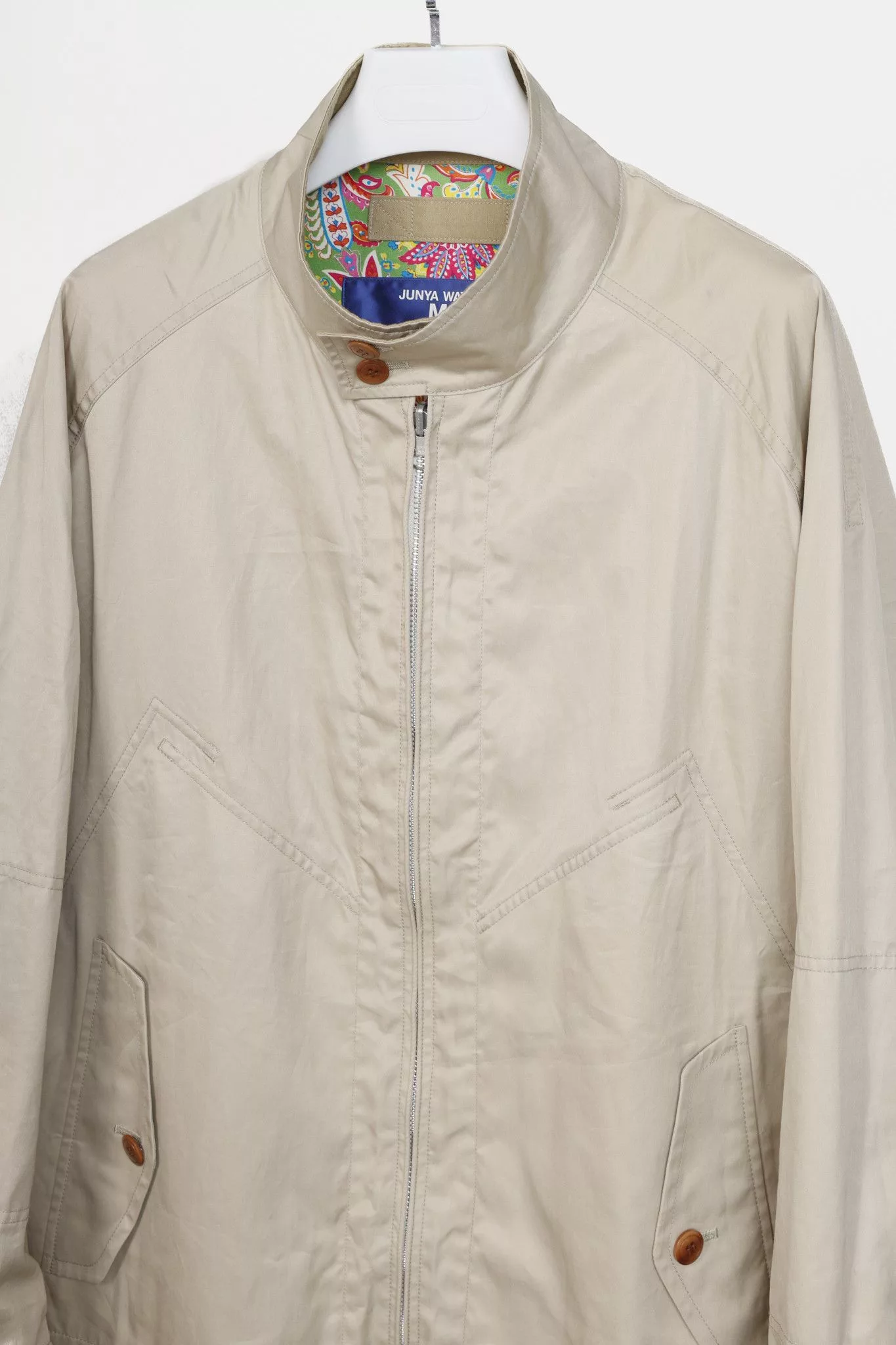Junya Watanabe Light Jackets Junya Watanabe Man CDG Reversible Blouson Jacket WI-J018-051 Multi