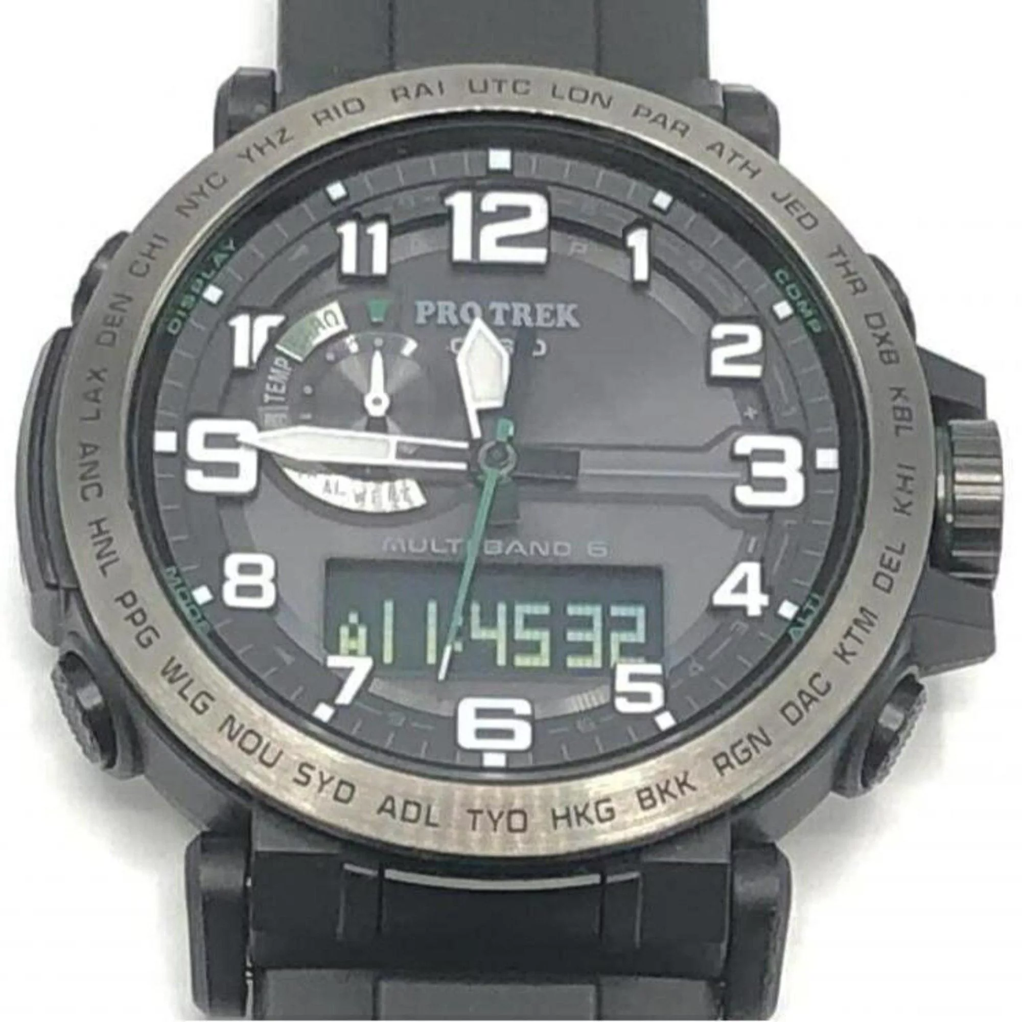 Casio Watches CASIO PRO TERK PRW-6600Y Wristwatch Black Casio Pro Trek