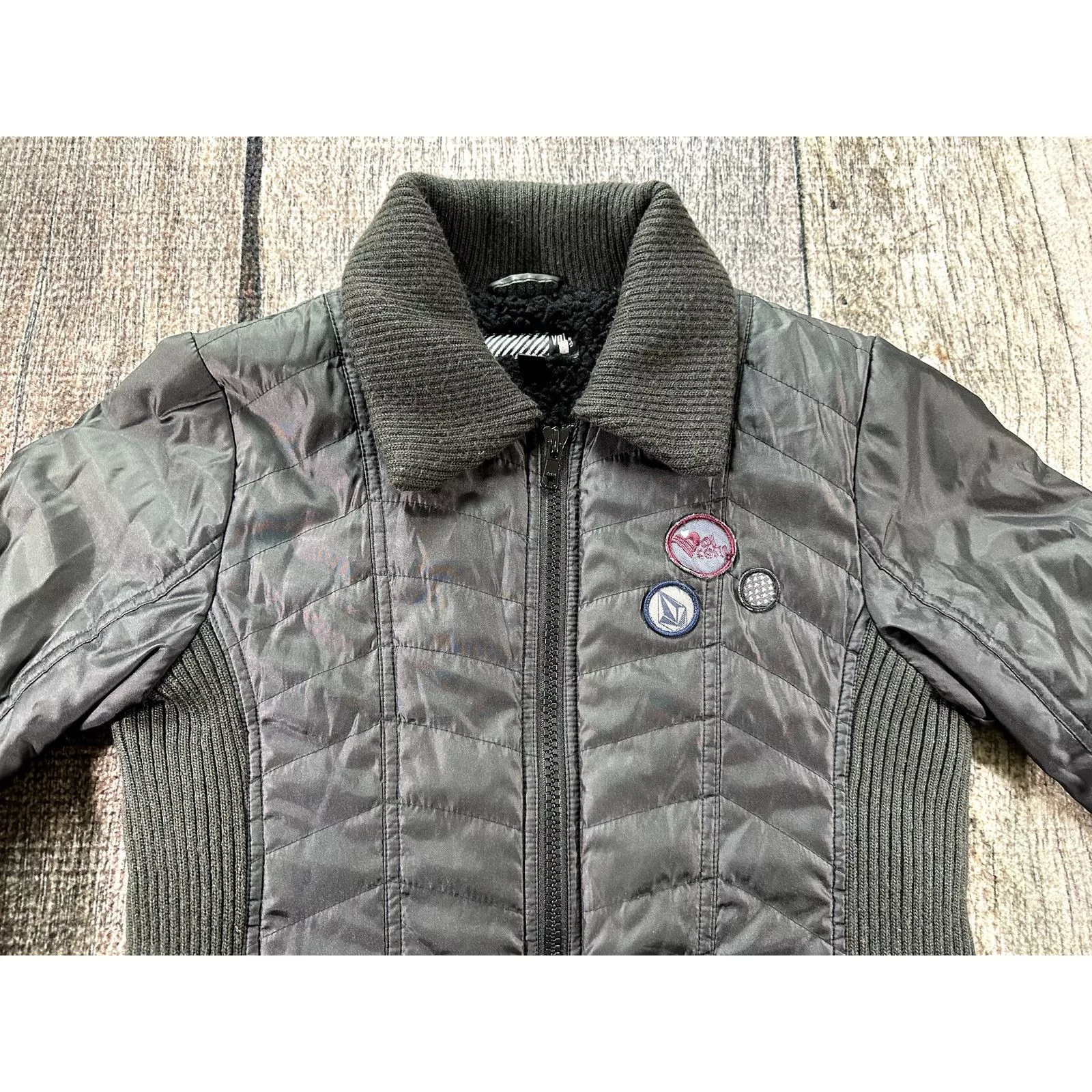 Volcom Jackets Volcom Womens Black Insulated Snowboarding Ski Jacket