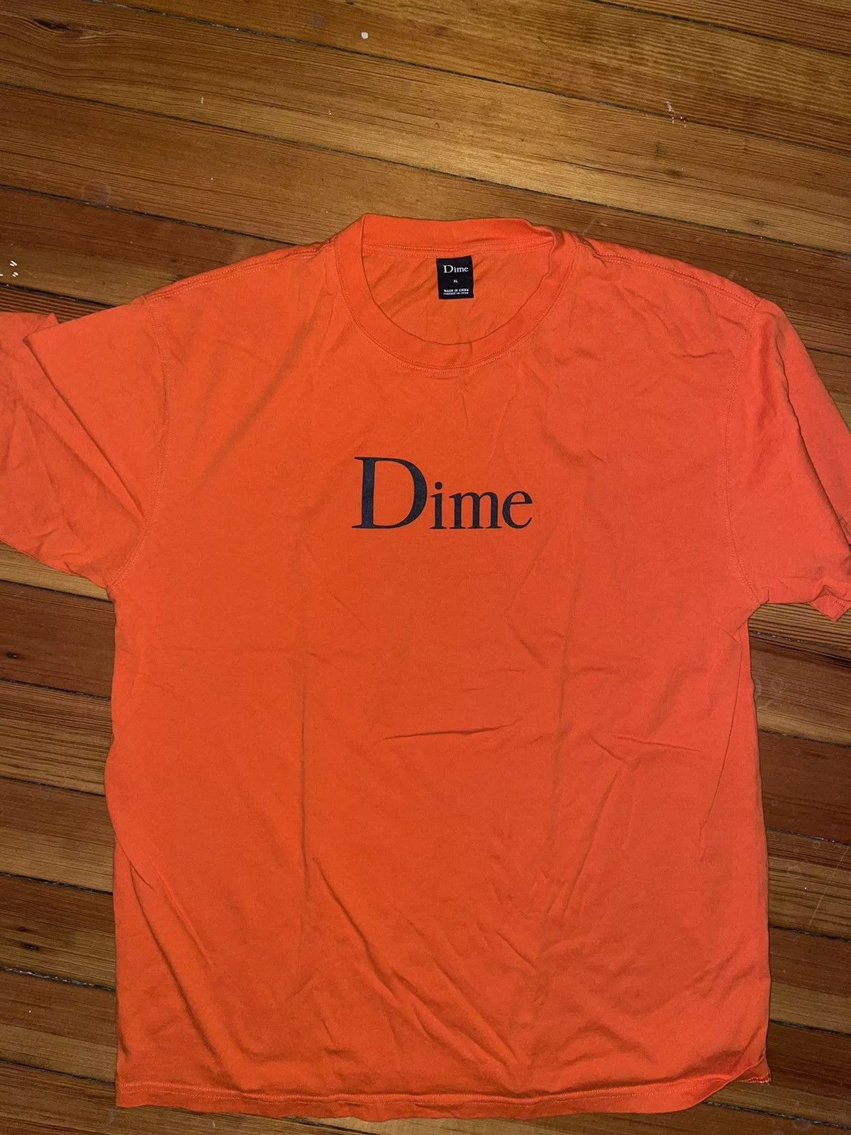 Dime Short Sleeve T Shirts Dime Classic Logo Tee Orange