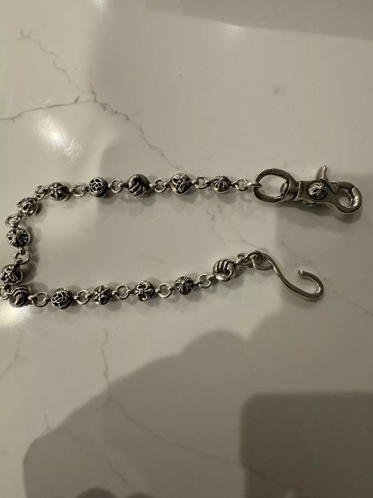 Chrome Hearts Wallets Chrome Hearts CHROME HEART WALLET CHAIN Silver