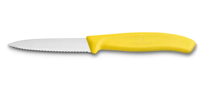 Swiss Classic Yellow Paring 3.25" Serrated Knife