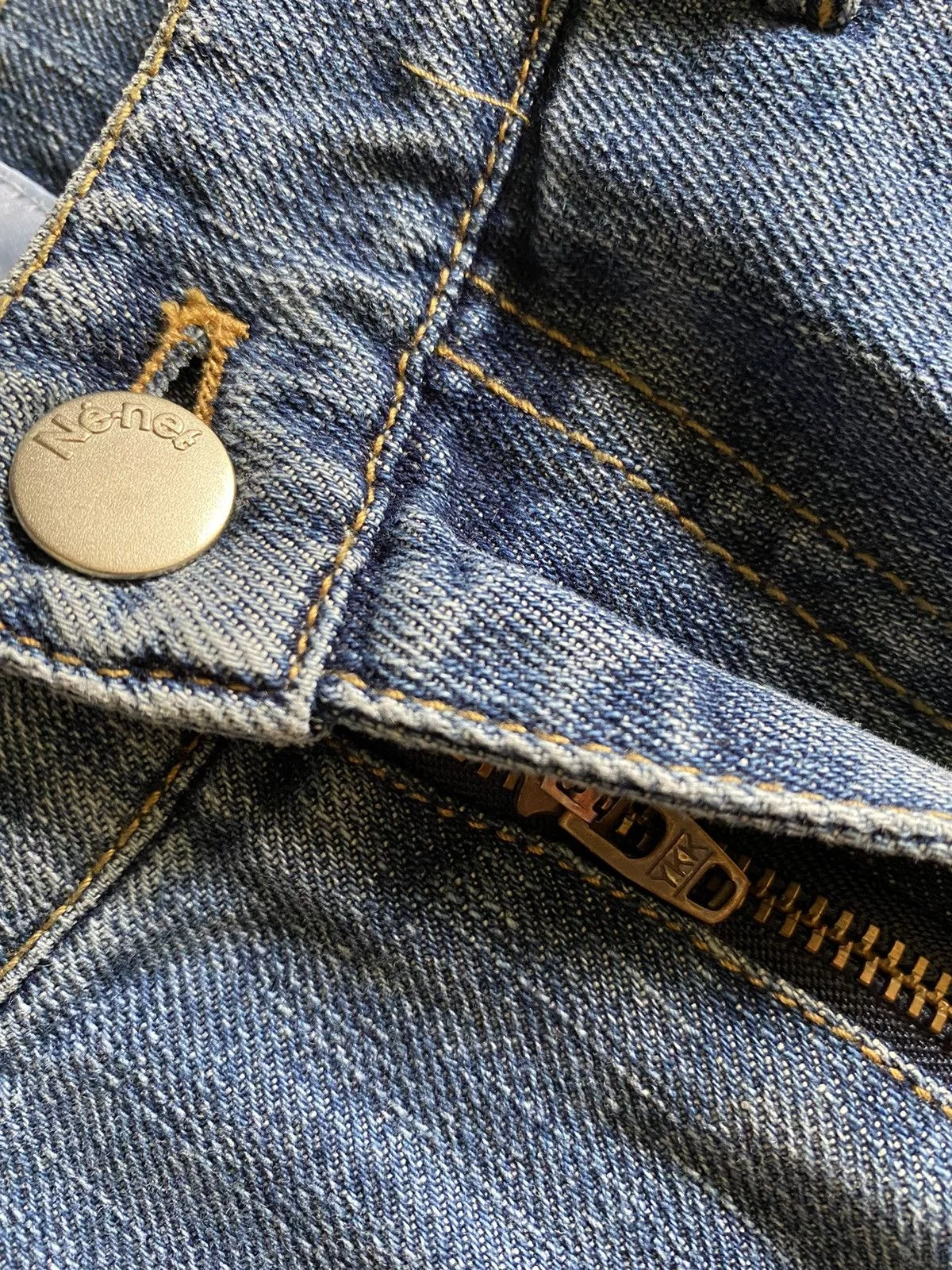 Ne-Net Jeans Ne-Net Nenet Dyed Patch Denim Pant Blue