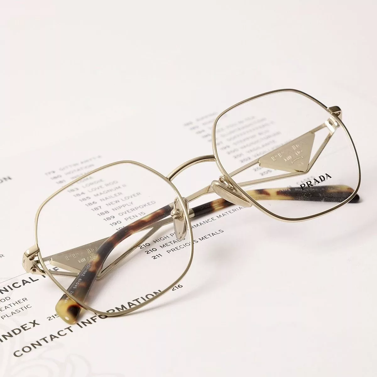 Prada Glasses PRADA 0PR 59ZV GLASSES Multi