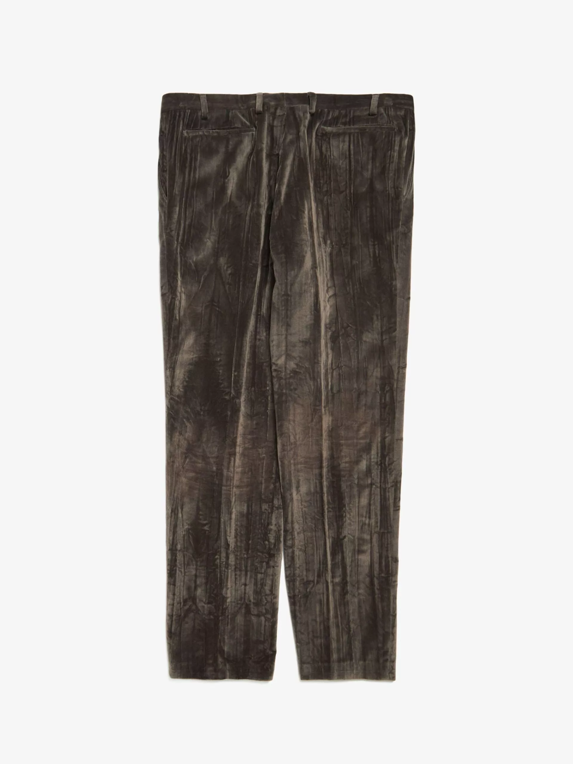 Givenchy Casual Pants Givenchy Gray Velvet Suit Trousers