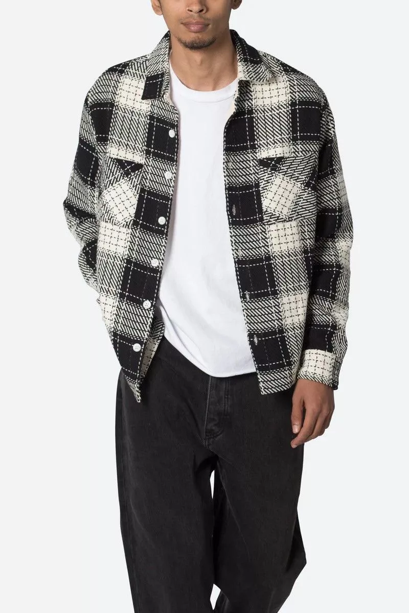 MNML Shirts Button Ups Mnml flannel Beige