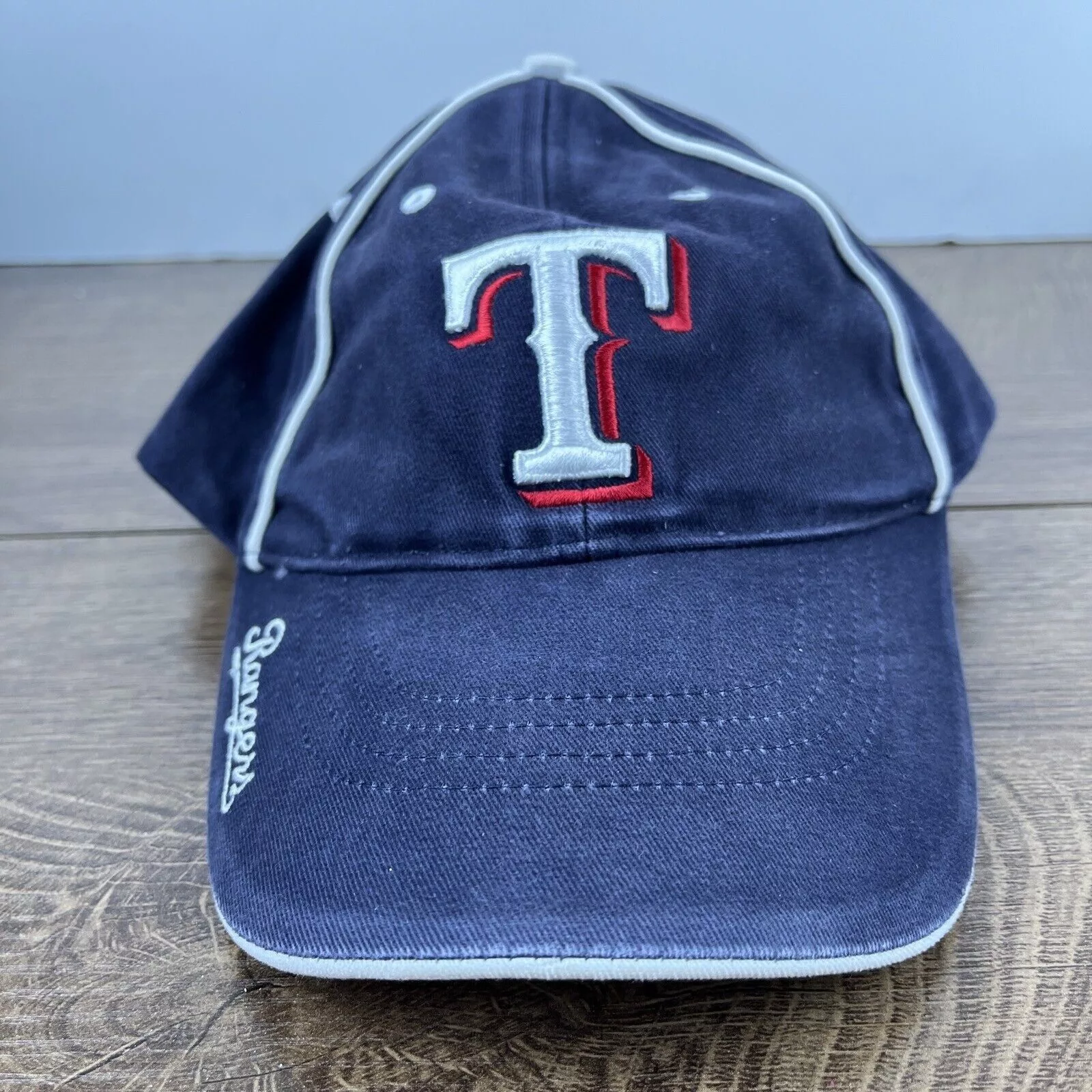 Other Hats Other Texas Rangers MLB Hat Rangers Blue Hat Adjustable Blue Adult