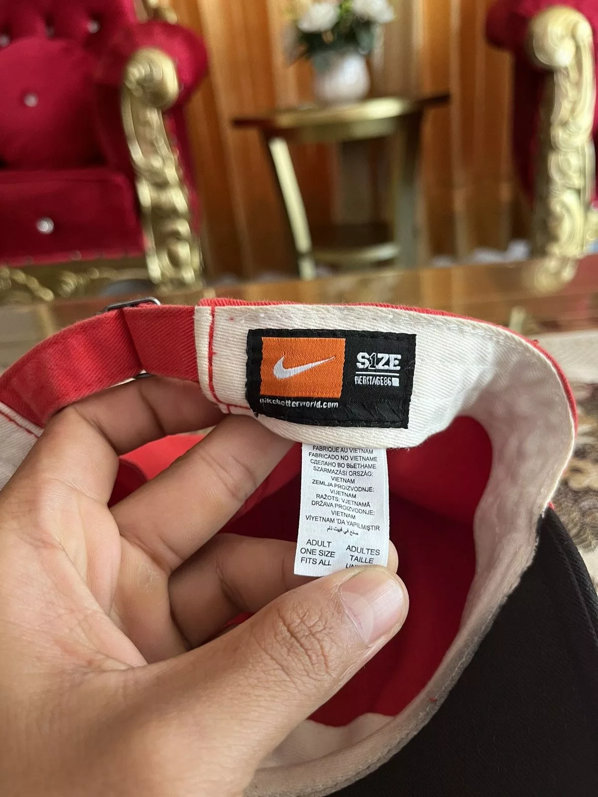 Nike Hats Nike × Vintage 90’s Nike Center Logo Hat Multi