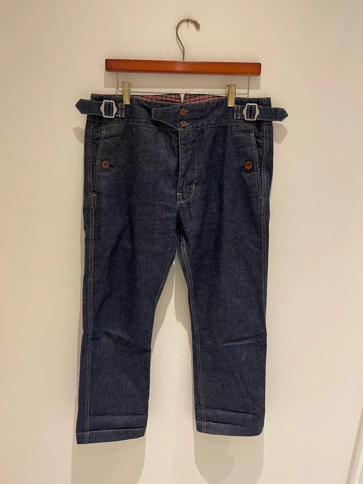 Junya Watanabe Denim Trousers Blue
