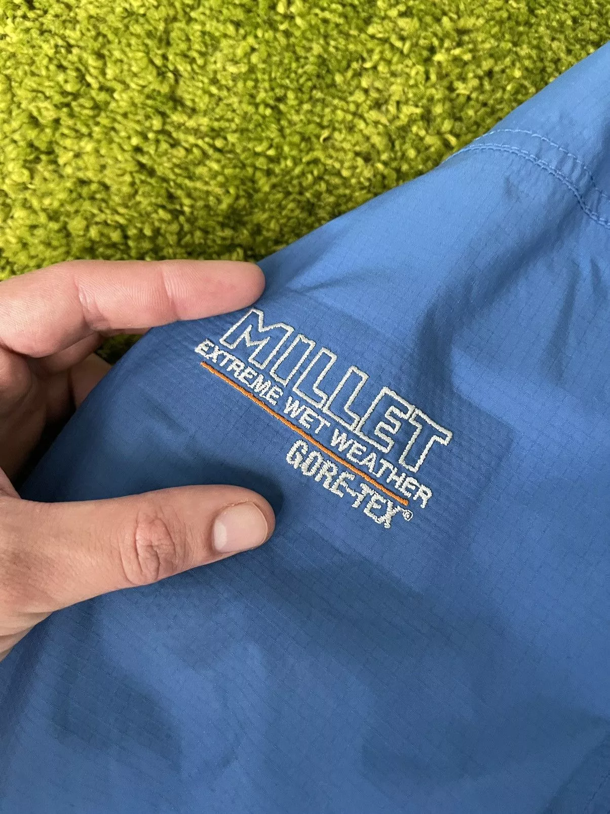 Goretex Light Jackets Goretex Millet gorpcore style Gore-Tex membrane jacket Blue