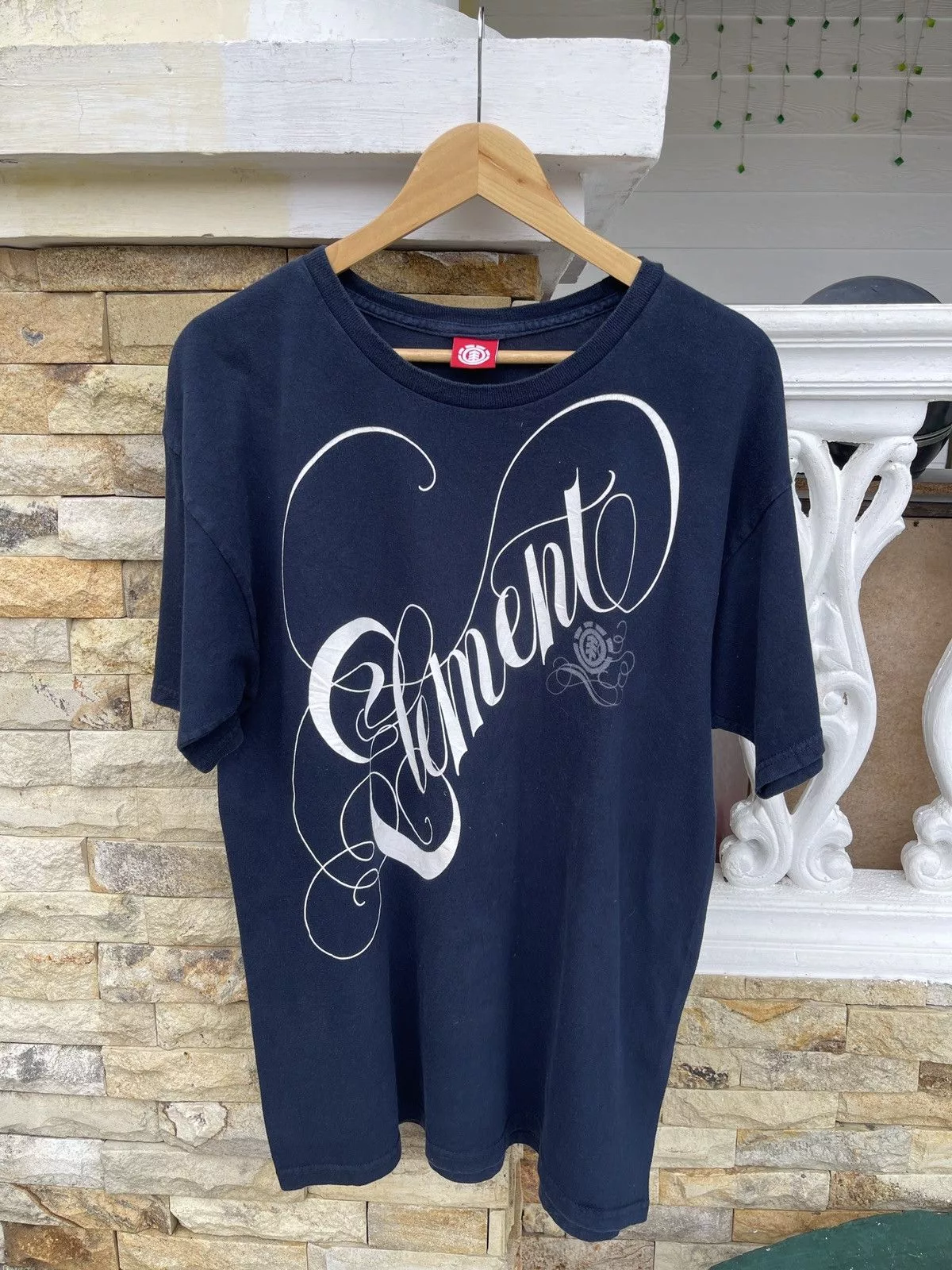 Element Short Sleeve T Shirts Element × Vintage Last Drop🔥Rare🔥Vintage Y2K ELEMENT Skateboarding Tshirt Blue Streetwear