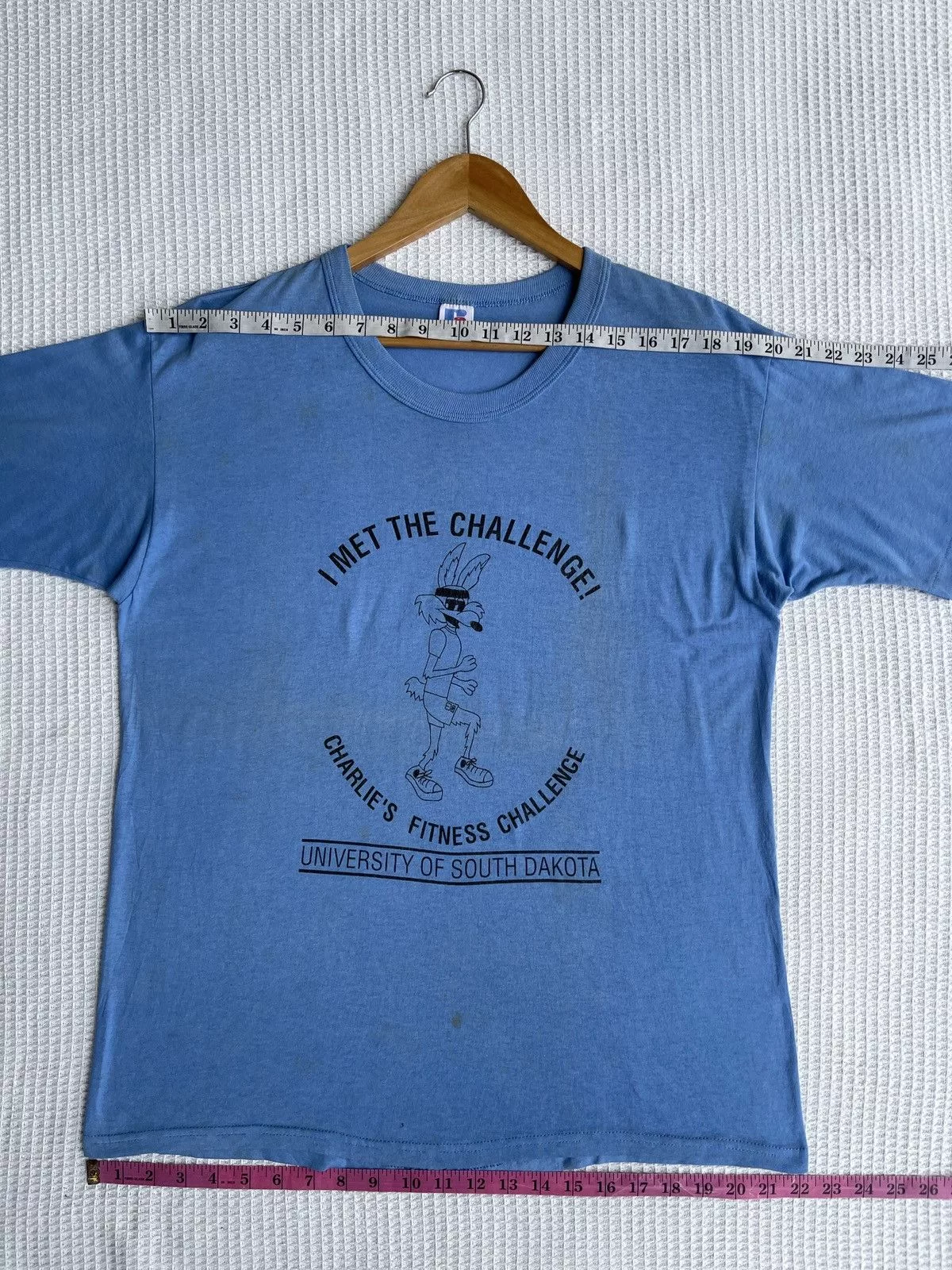 Russell Athletic Short Sleeve T Shirts Russell Athletic × Vintage Last Drop🔥Rare🔥Vintage 90s RUSSELL ATHLETIC T Shirt Blue