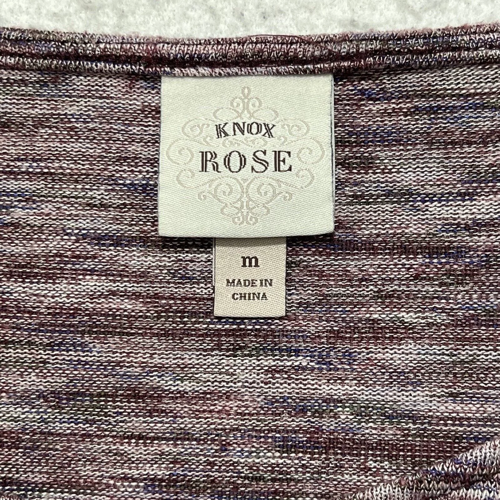 Target Basics Sweaters Target Basics Knox Rose Oversized Short Sleeve Ombre Purple Boho Sweater