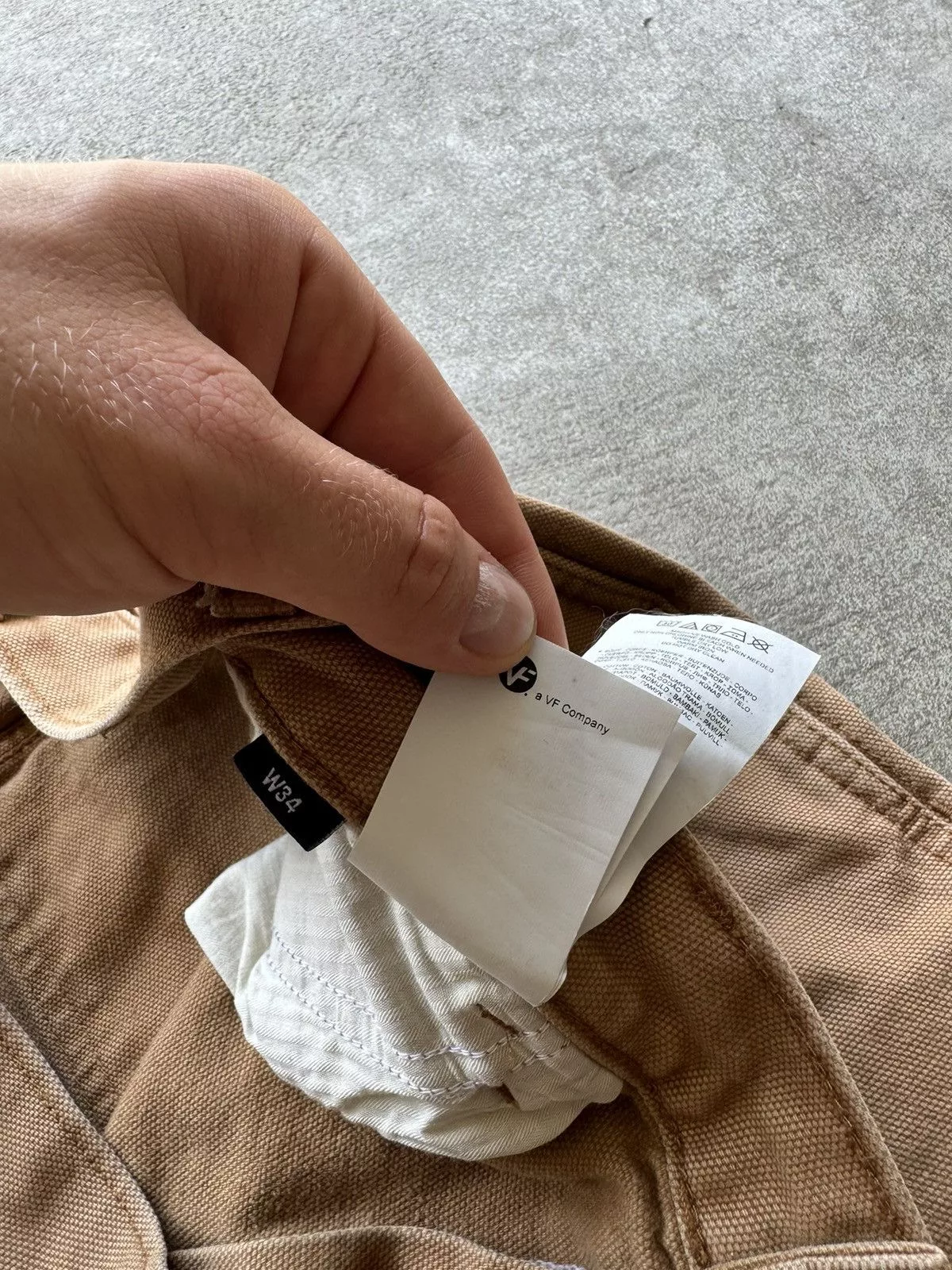 Dickies Shorts Dickies Single Knee Washed Pants Brown