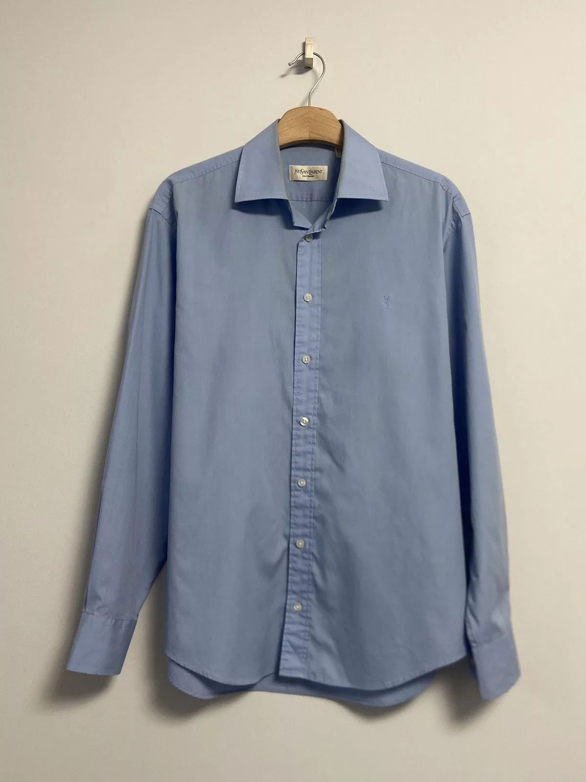 Yves Saint Laurent Shirts Button Ups Yves Saint Laurent Button Up Blue