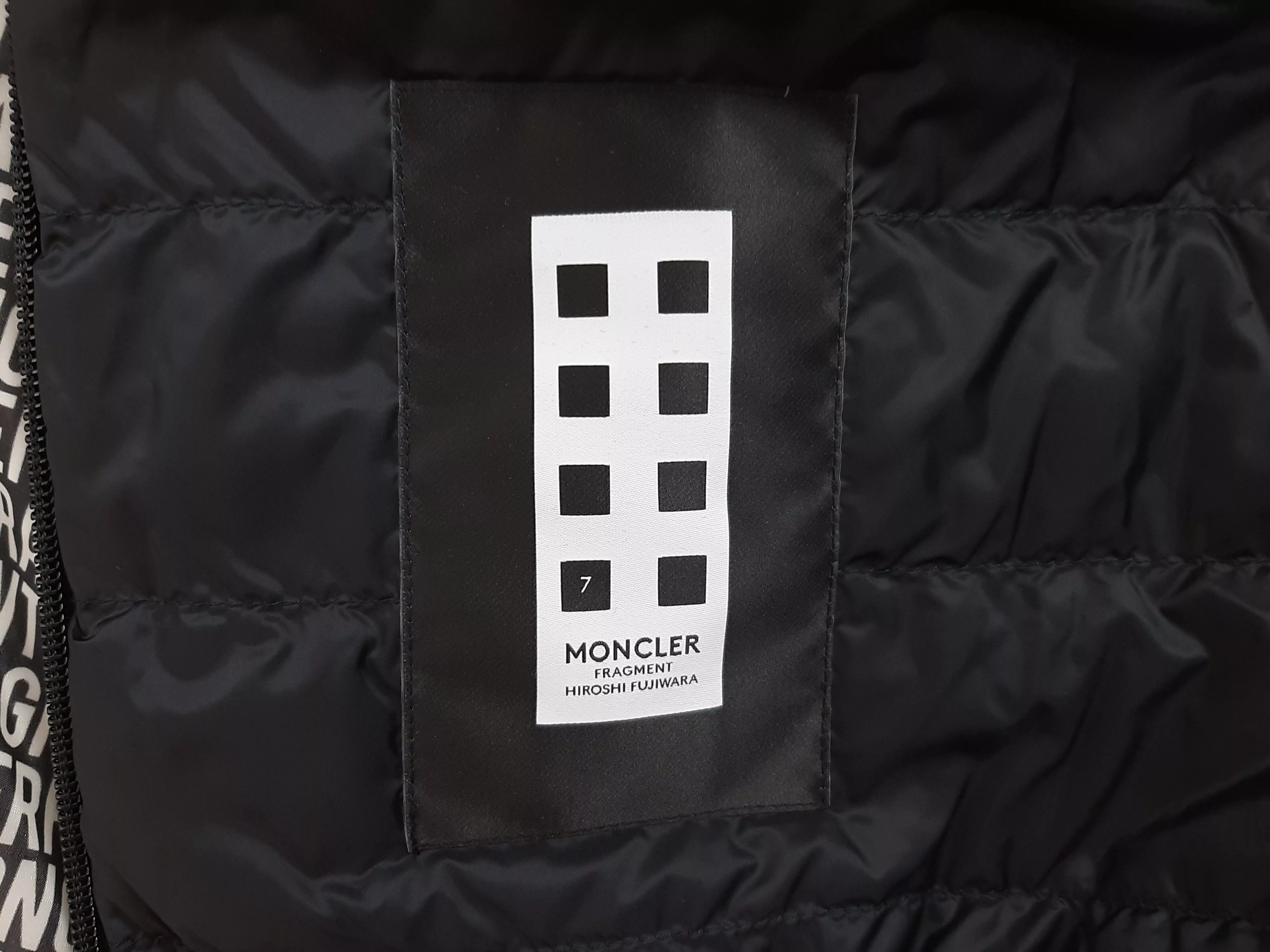 Fragment Design Light Jackets Fragment Design × Moncler Moncler x Fragment Rap Jacket Multicolor Men's Size 2