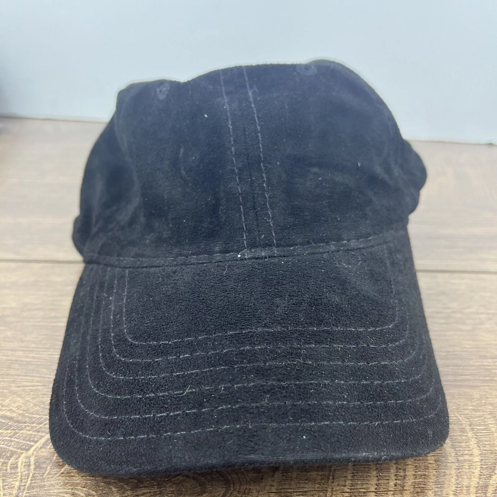 Other Hats Other Plain Black Baseball Hat Cap Running Black Hat Adjustable Ad