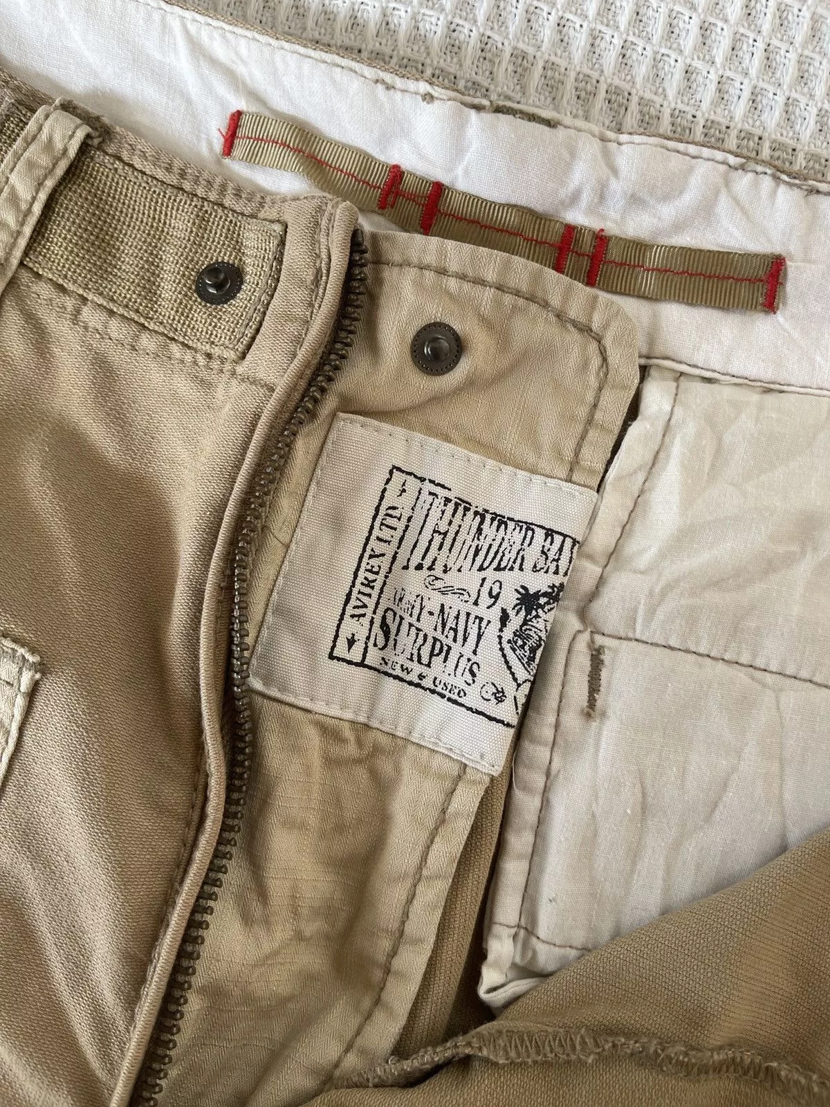 Buzz Rickson's Casual Pants Buzz Rickson's Vintage90s🔥AVIREX✖️EQUIPMENT🔥Patchworks Pocket Cargo Pants Beige Avant-Garde