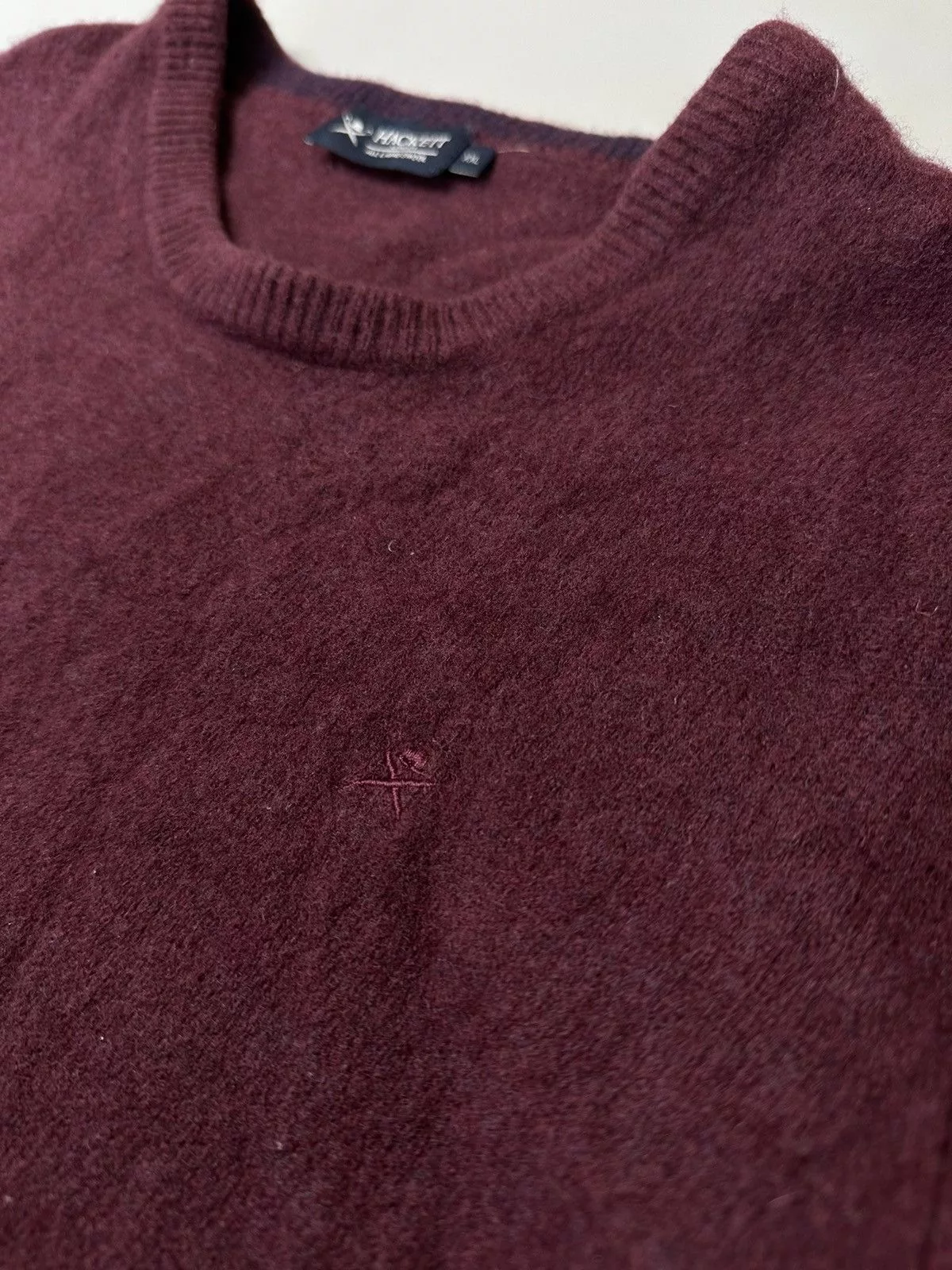 Hackett Sweaters Knitwear Woolen sweater dark rose Hackett Pink