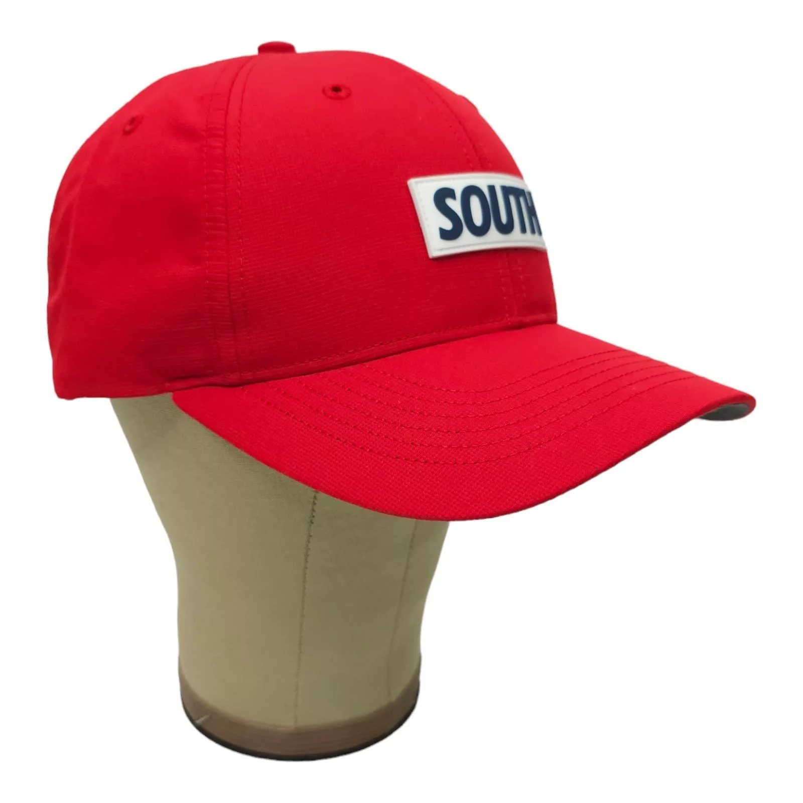 Richardson Hats Richardson South Rubber Patch Performance Strapback Cap Red