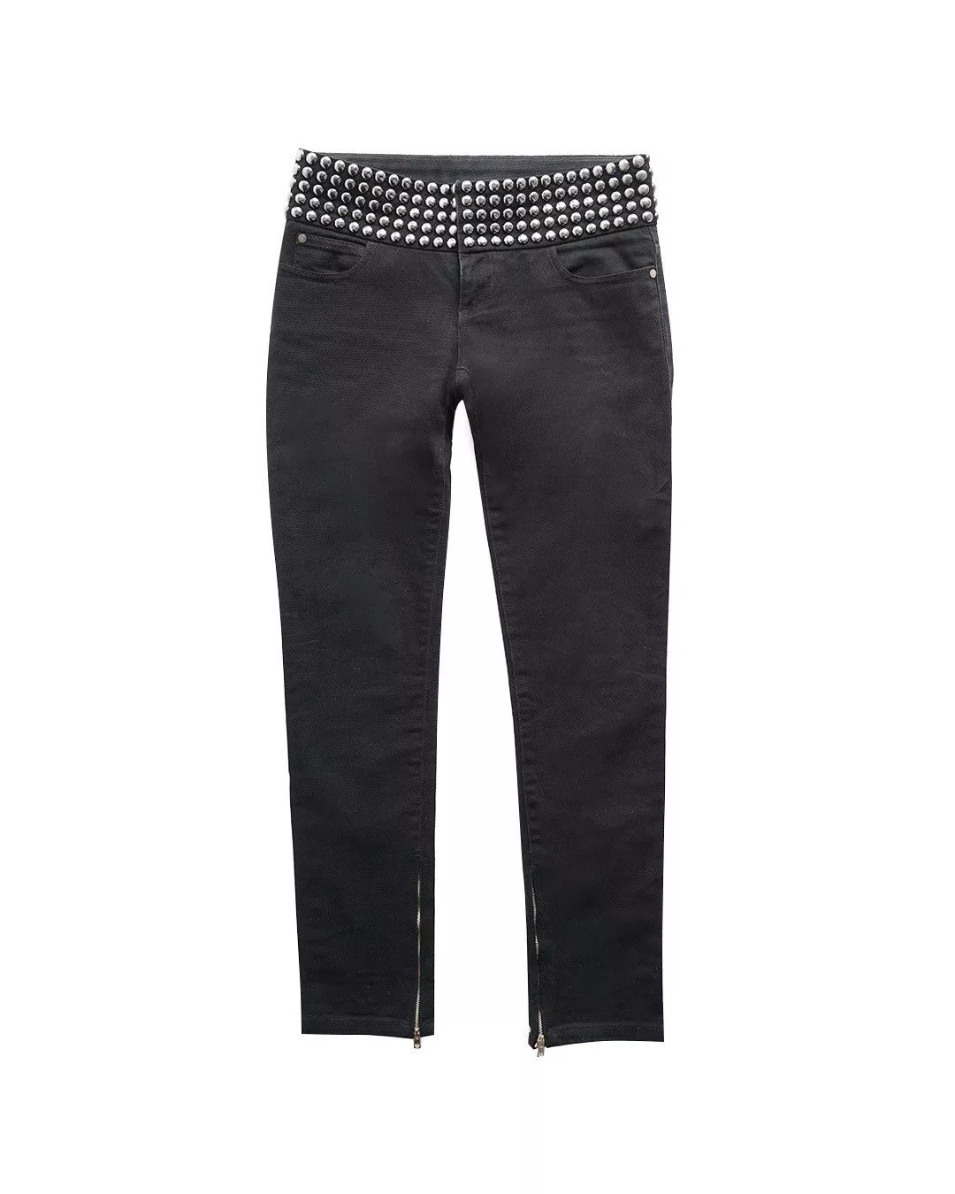 Gucci Pants Gucci F/W2008 Silver Stud Slim Pants Black