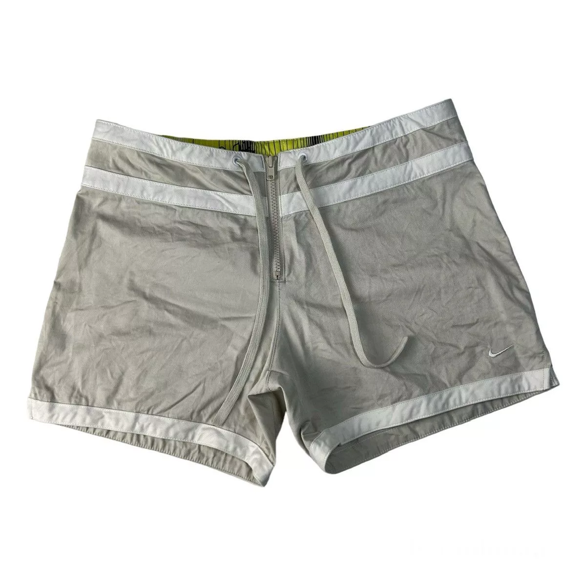 Nike Shorts Nike × Vintage Vintage Y2K Nike Women’s Casual Shorts Beige Streetwear