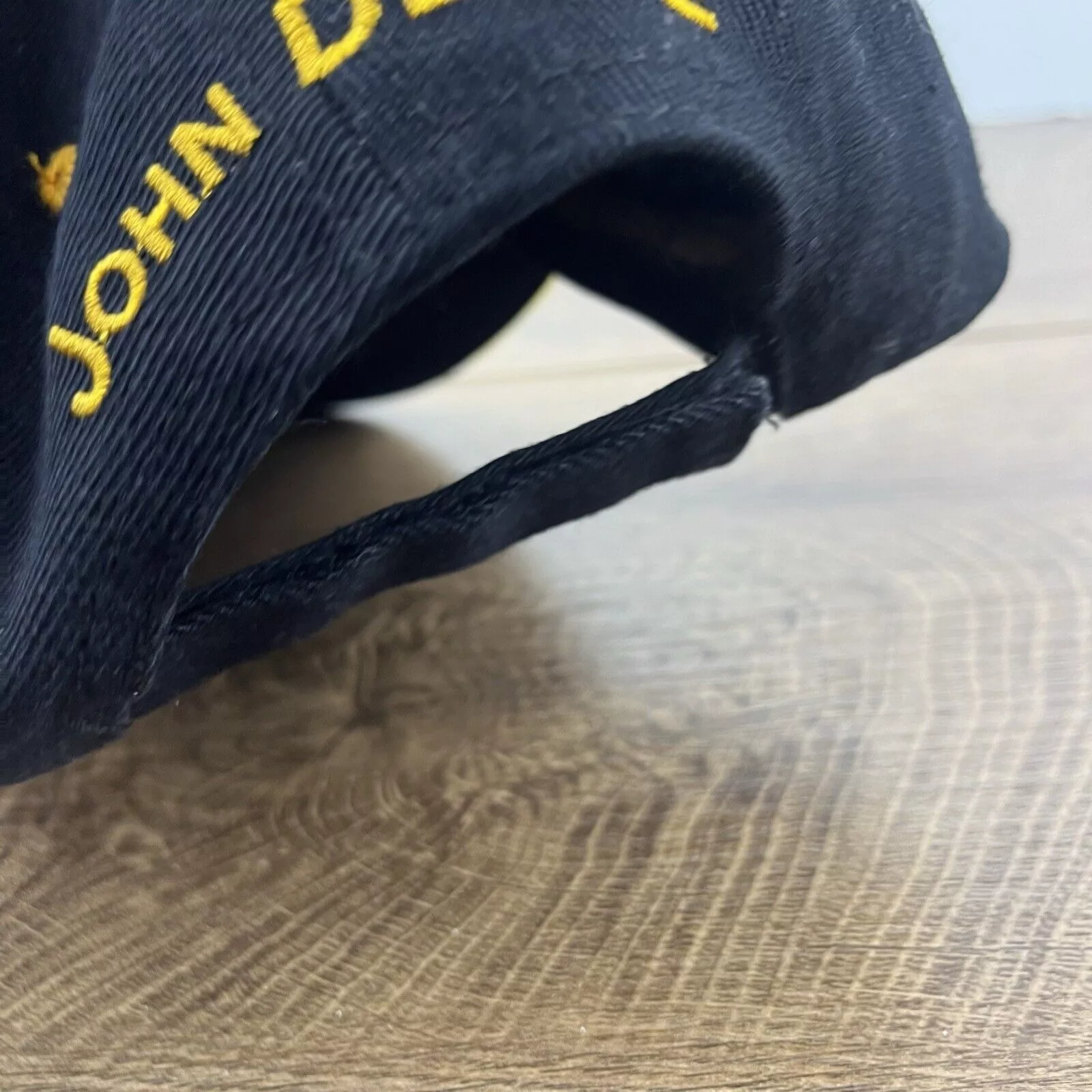 John Deere Hats John Deere Black Hat JD John Deere Black Cap Hat Adjustable