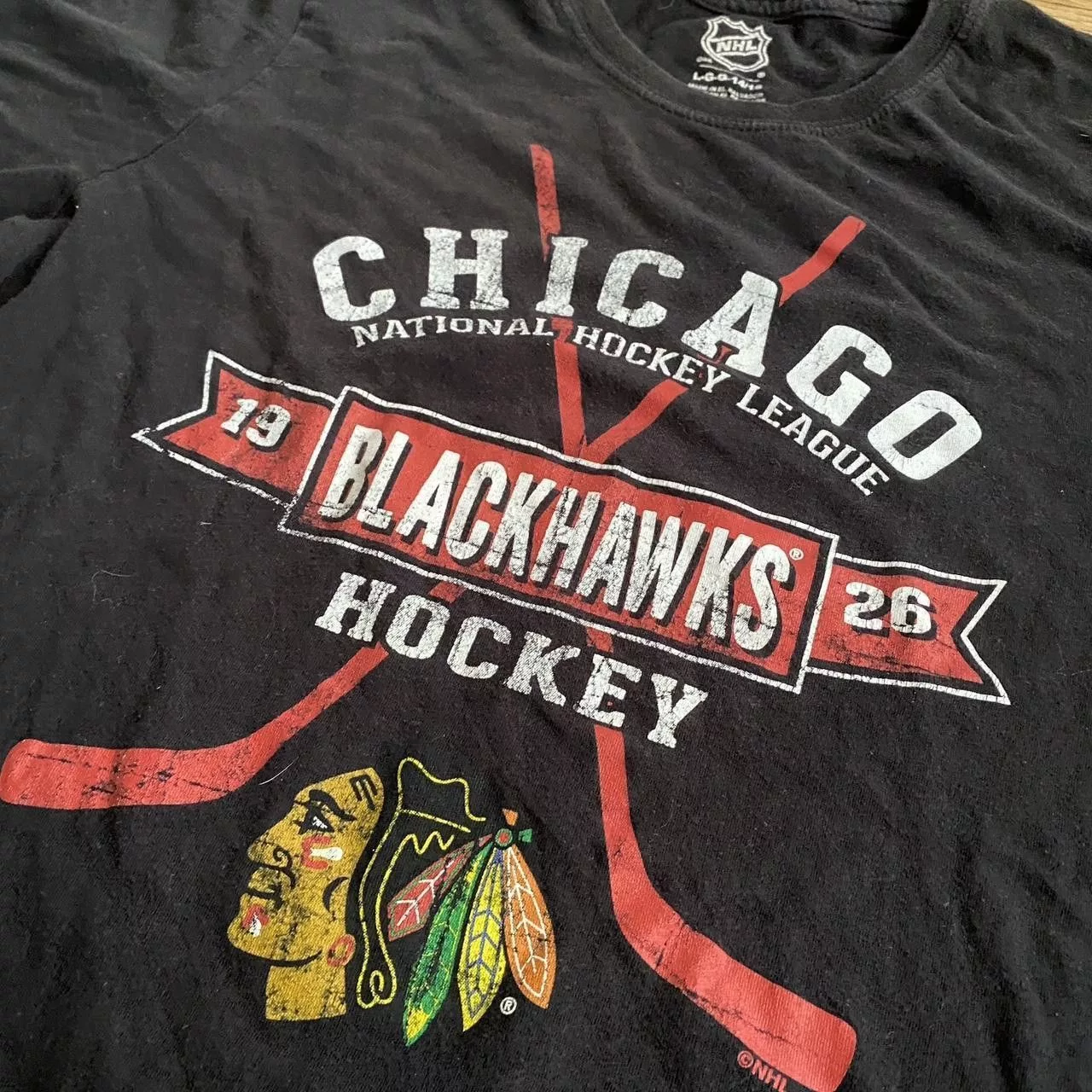 NHL Short Sleeve T Shirts NHL Chicago BlackHawks tee