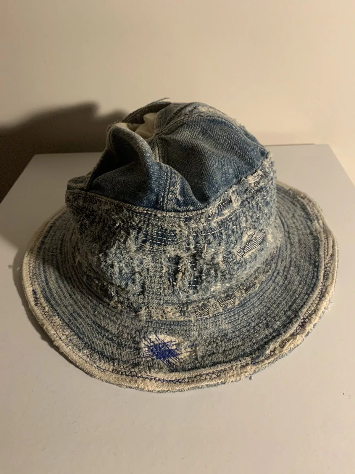 Kapital Hats KAPITAL BORO BUCKET HAT Blue