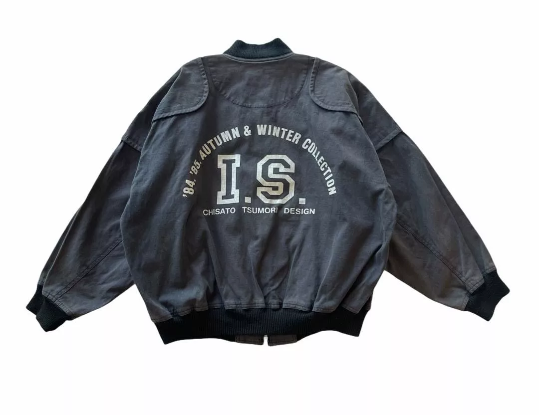 Issey Miyake Bombers AW84/85 Issey Miyake Bomber Jacket Black