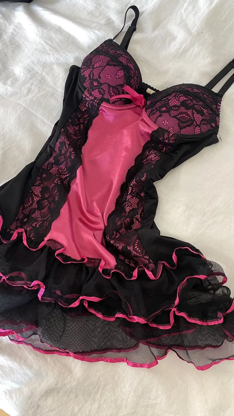 Vintage Mini Dresses Vintage y2k pink minidress