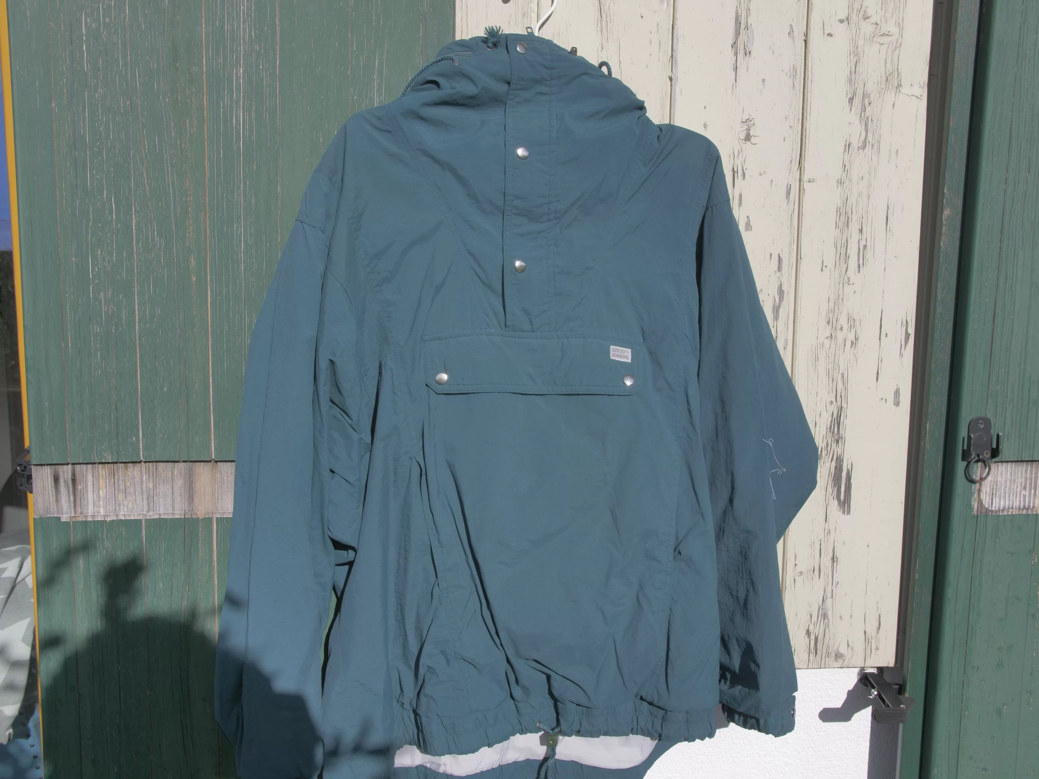 Goretex Raincoats Schöffen x Goretex Y2k Raincoat Blue