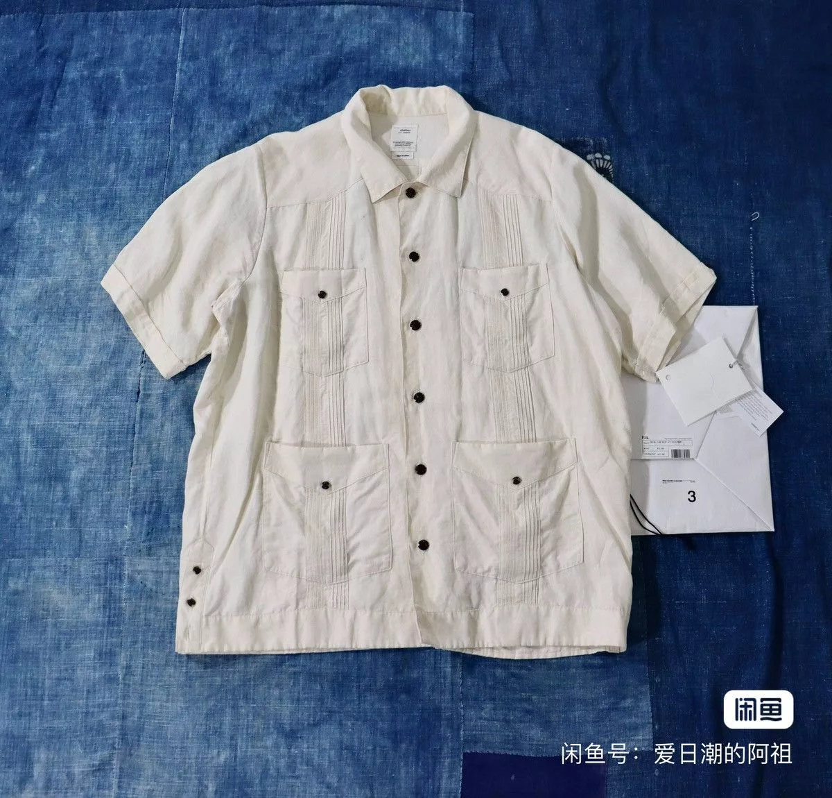 Visvim Shirts Button Ups Visvim Social Club Shirt （Silk/Hemp） White