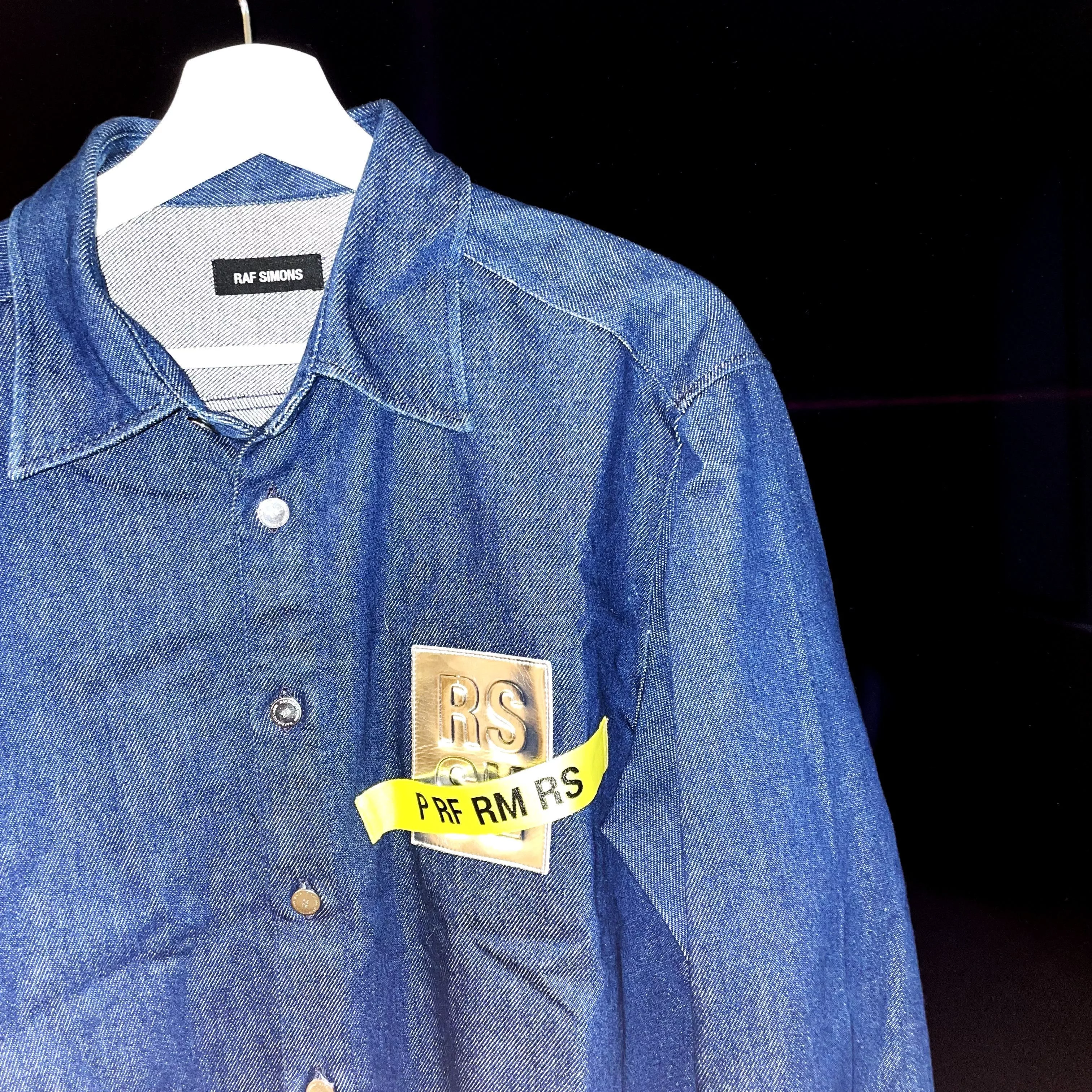 Raf Simons Denim Jackets [Raf Simons] Oversized Jean Jacket Blue